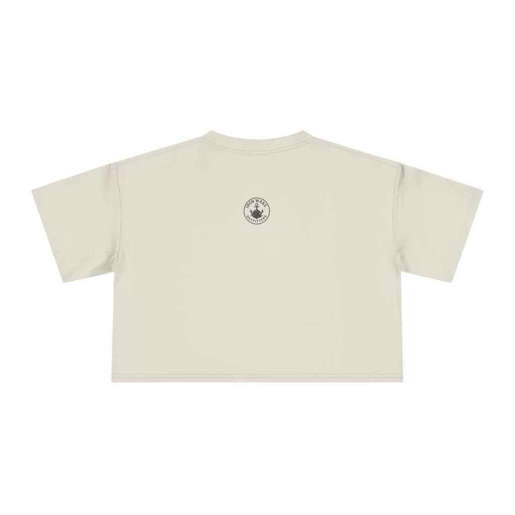 Crop Tee — "Sun, Salt, and Sea Spray" Beach Graphic Printify