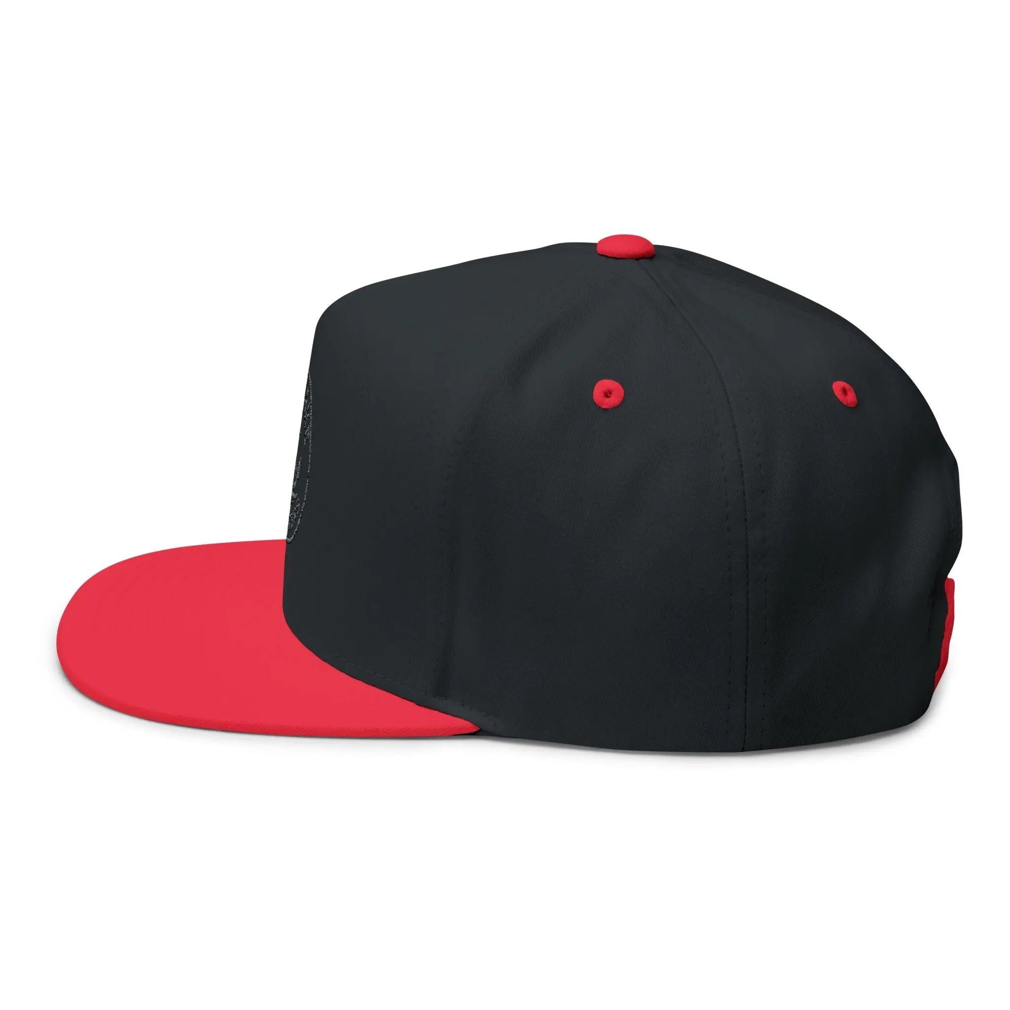 Embroidered Anchor Logo Flat Bill Cap — Iron Wave Outfitters Snapback Printify