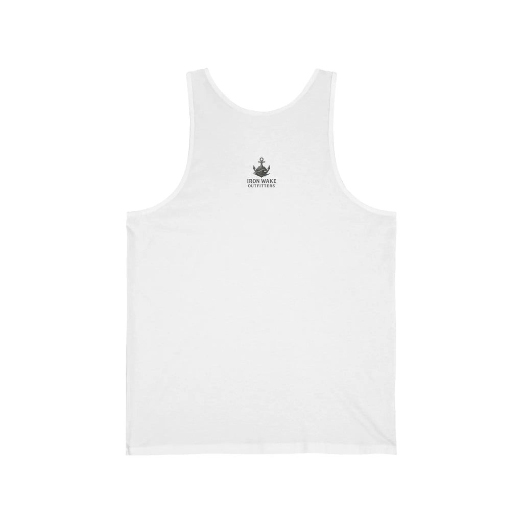 Beach Sunset Tank Top — "Good Vibes" Coastal Graphic Jersey Tank Printify
