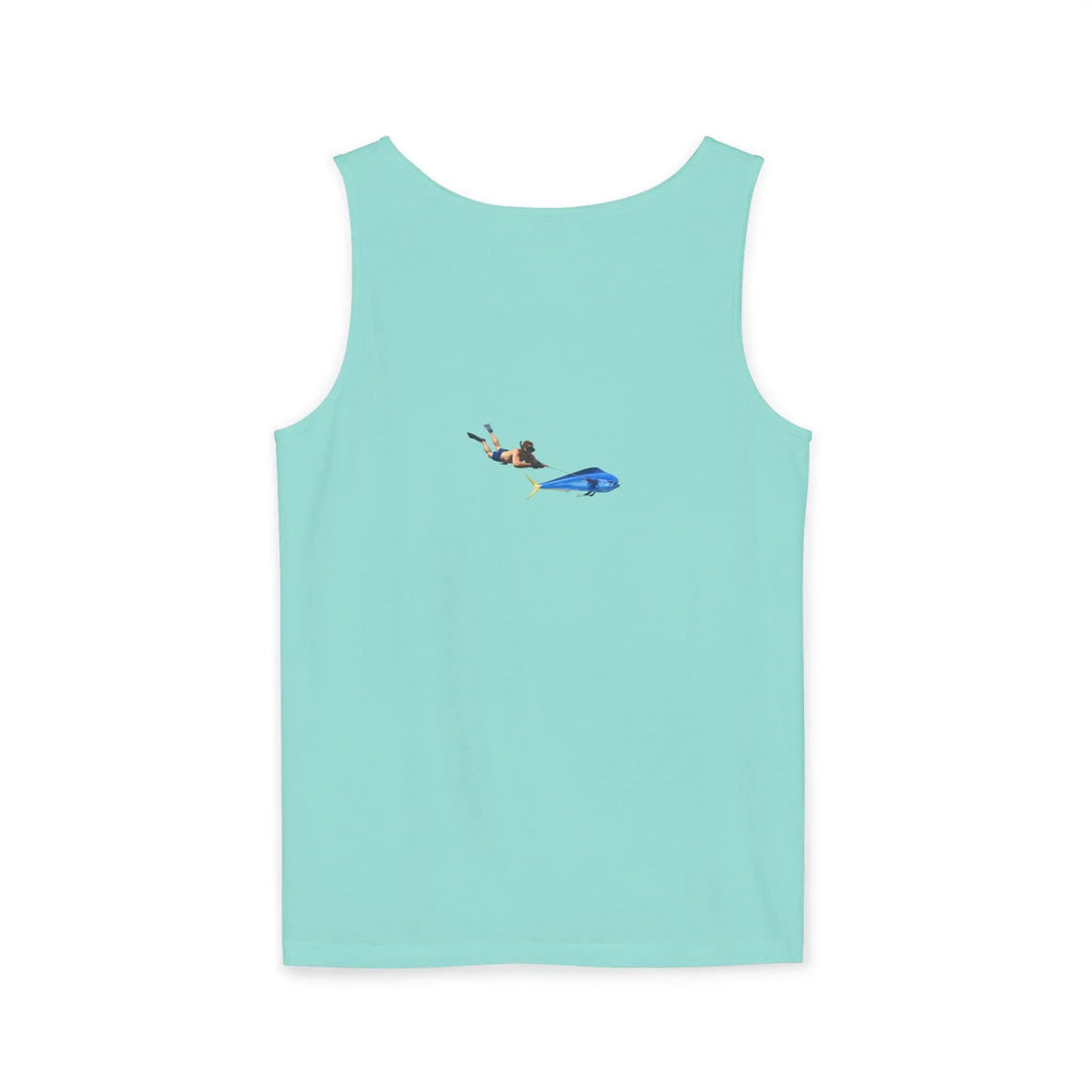 Iron Wake Outfitters Anchor & Surfer Tank Top Printify