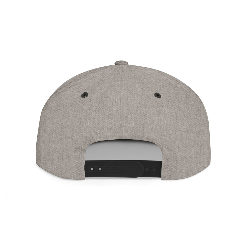 Snapback Hat — "Ditch the Dirt" Retro Script Flat Bill Cap