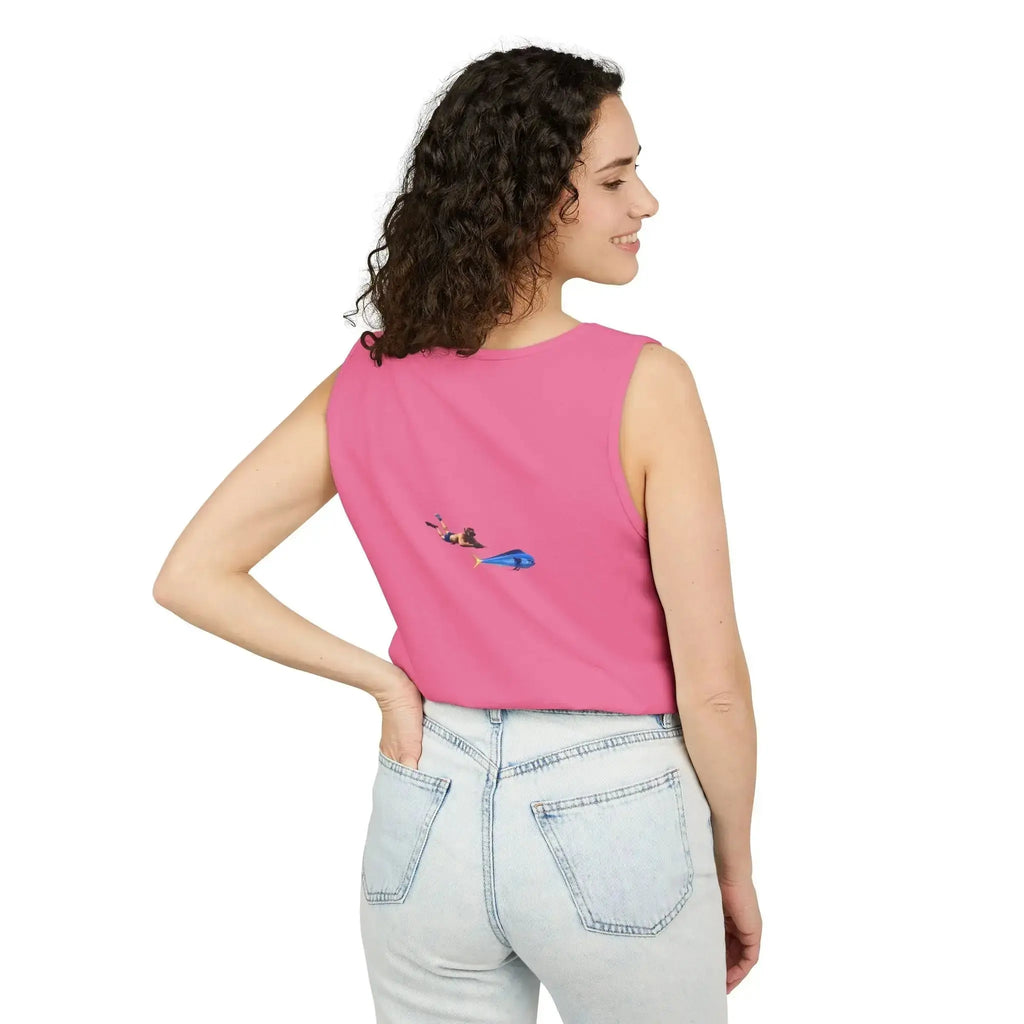 Iron Wake Outfitters Anchor & Surfer Tank Top Printify