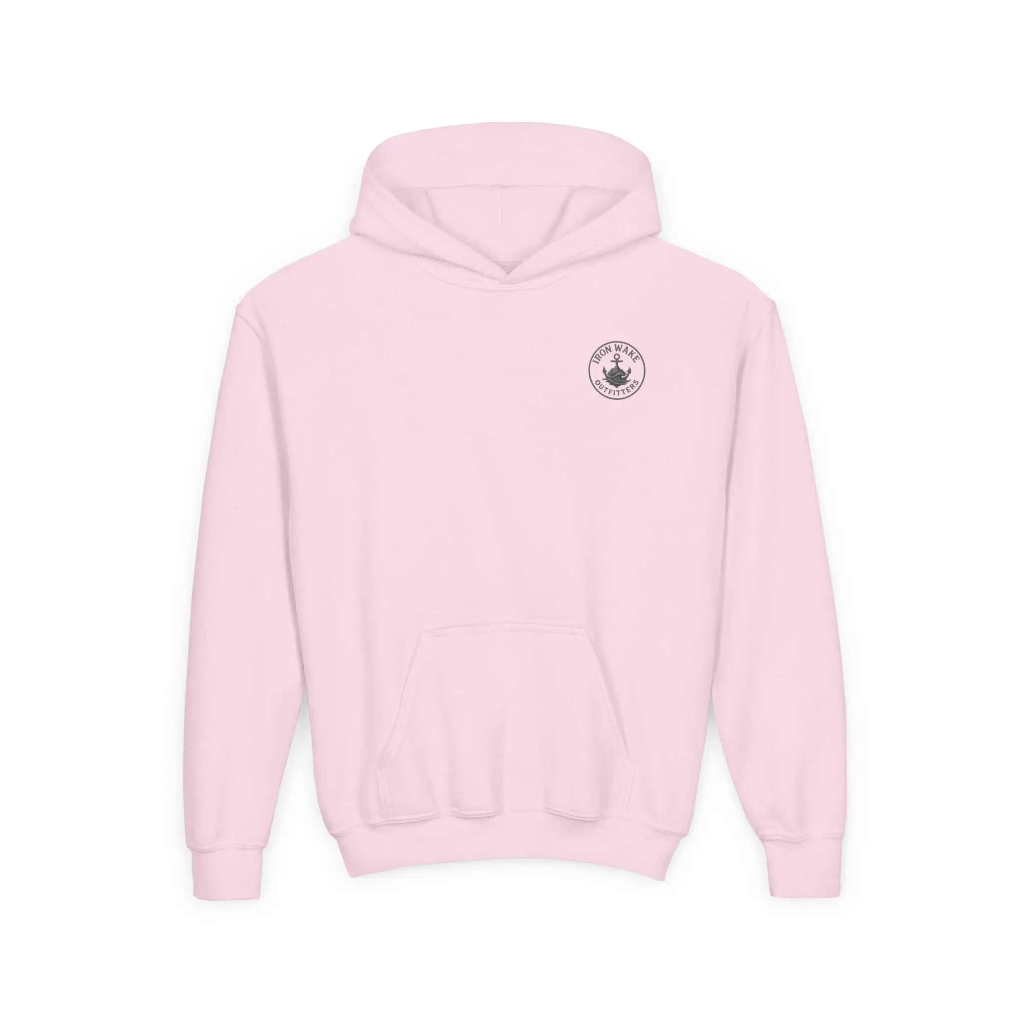 Youth Trout Fishing Hoodie – Rainbow Trout Catch Graphic Sweatshirt Printify