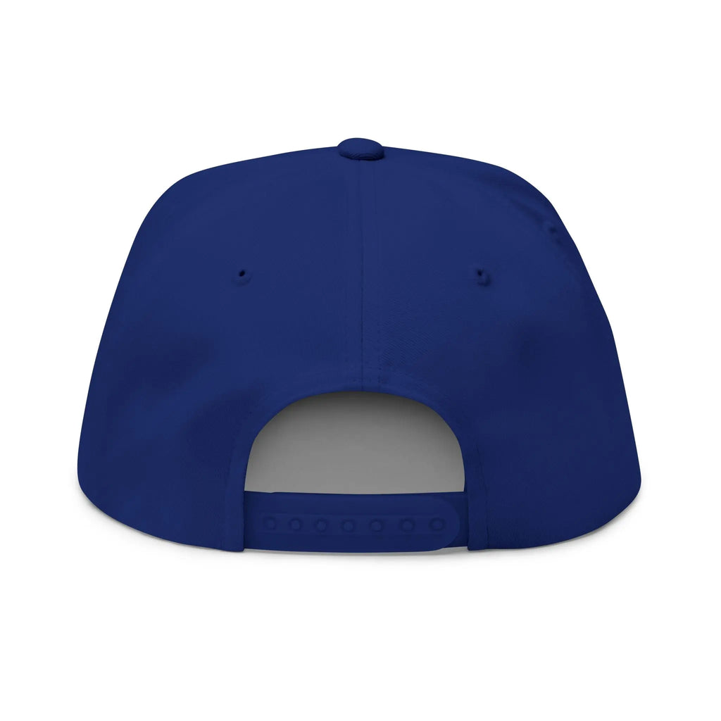 Embroidered Anchor Logo Flat Bill Cap — Iron Wave Outfitters Snapback Printify
