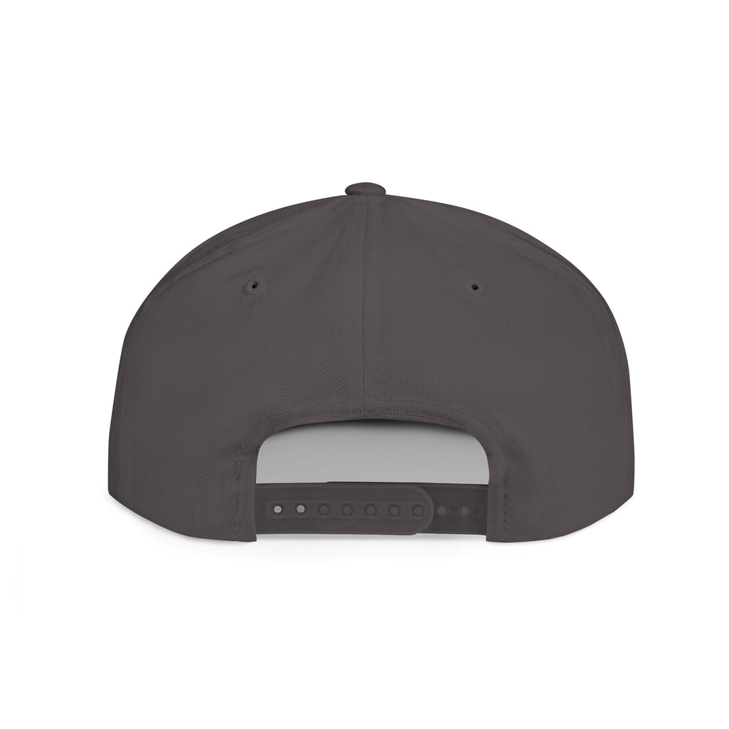 Snapback Hat — "Ditch the Dirt" Retro Script Flat Bill Cap