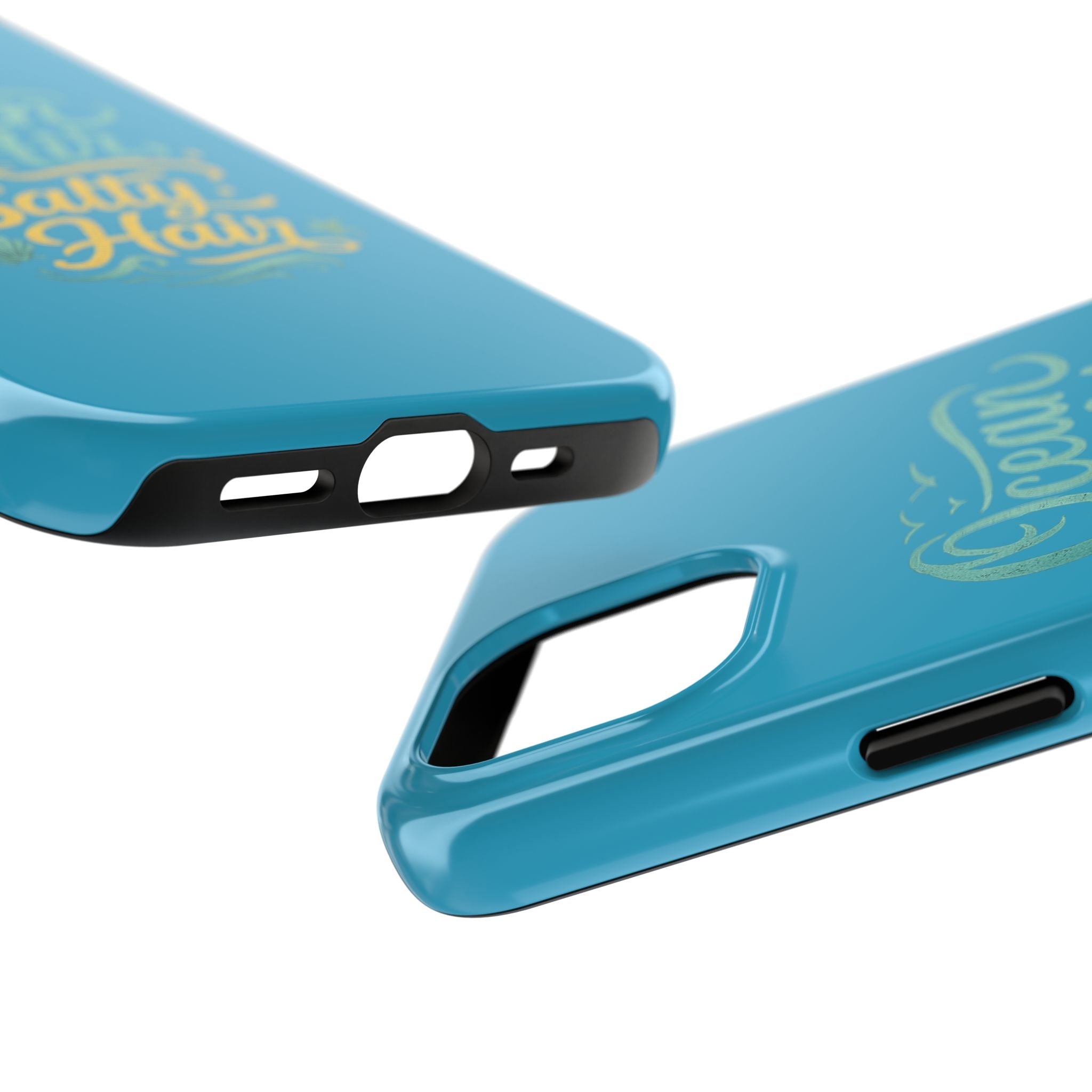 Ocean Air Salty Hair Tough Phone Case — Beachy Protective Phone Cover
