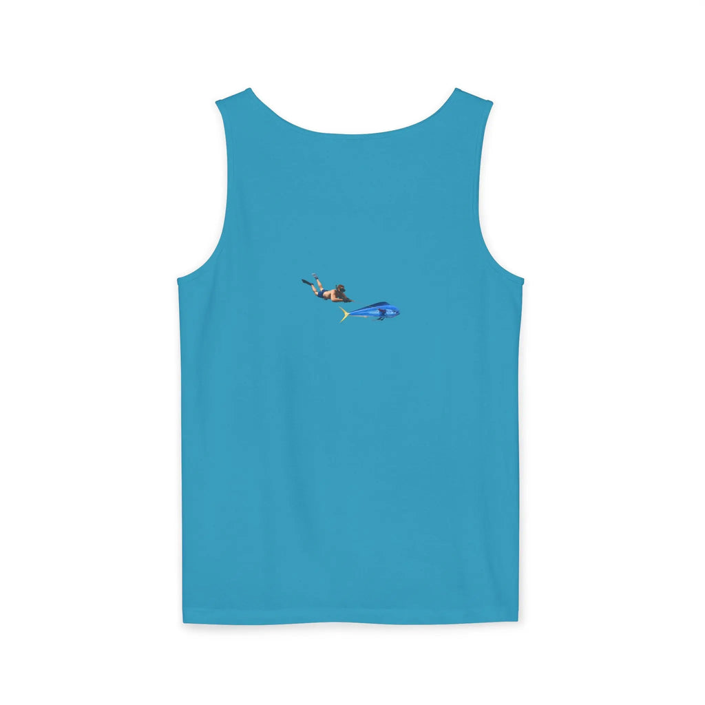 Iron Wake Outfitters Anchor & Surfer Tank Top Printify