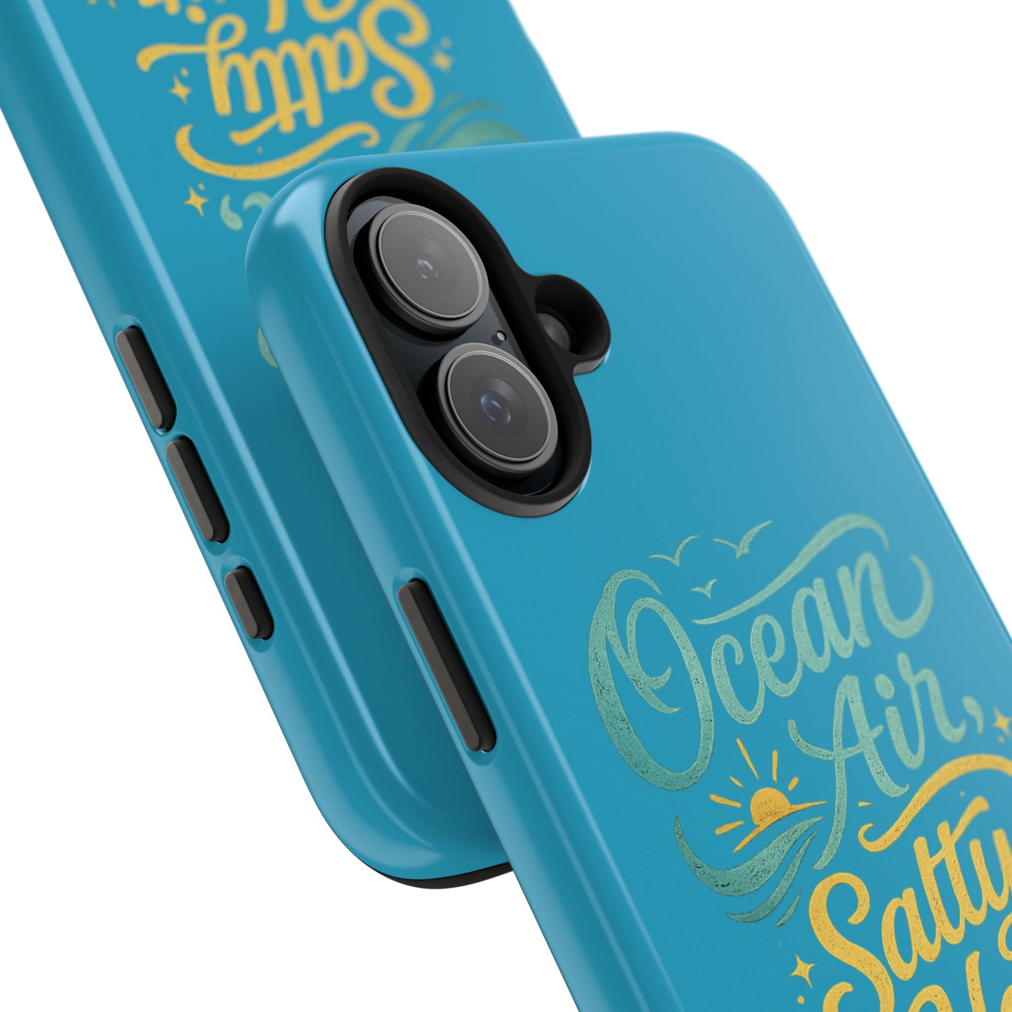 Ocean Air Salty Hair Tough Phone Case — Beachy Protective Phone Cover