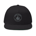 Embroidered Anchor Logo Flat Bill Cap — Iron Wave Outfitters Snapback Printify