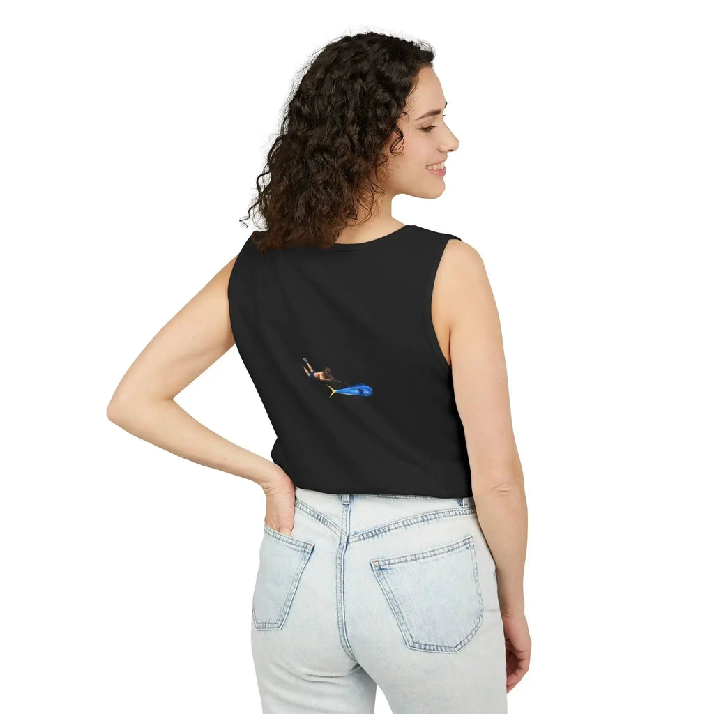 Iron Wake Outfitters Anchor & Surfer Tank Top Printify