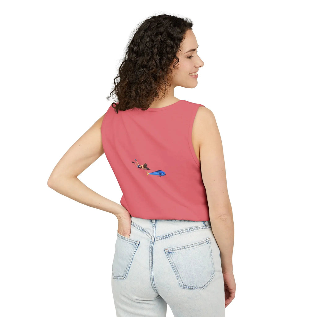 Iron Wake Outfitters Anchor & Surfer Tank Top Printify