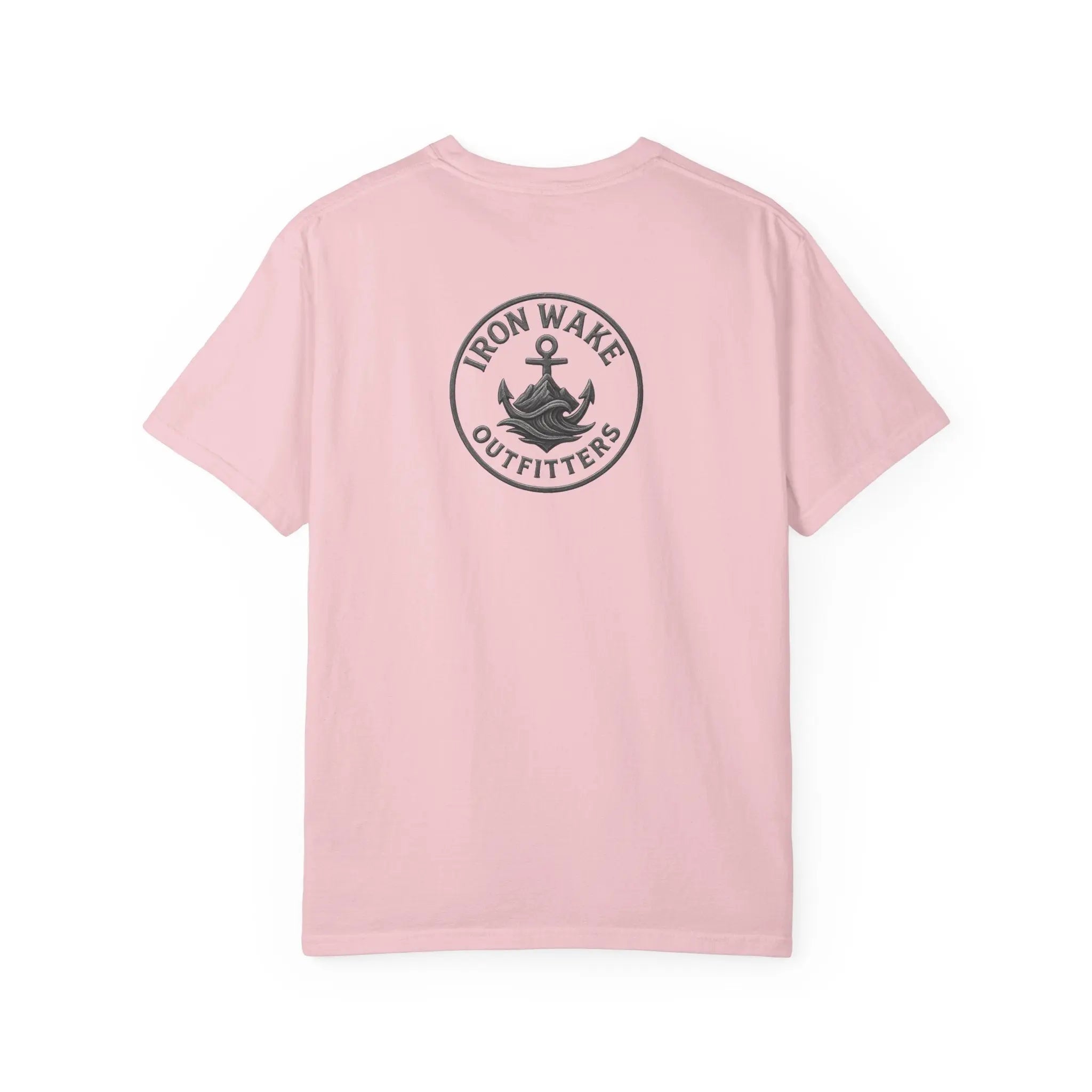 Anchor Logo T-Shirt — Iron Wake Outfitters Chest & Back Graphic Printify
