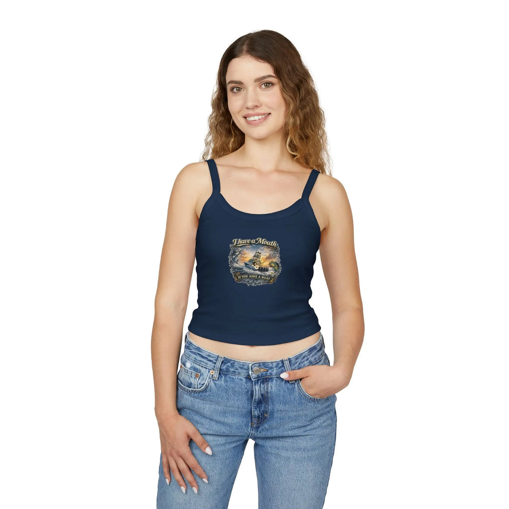 Tank Top — Mama Needs a Minute Vintage Beach Graphic Printify