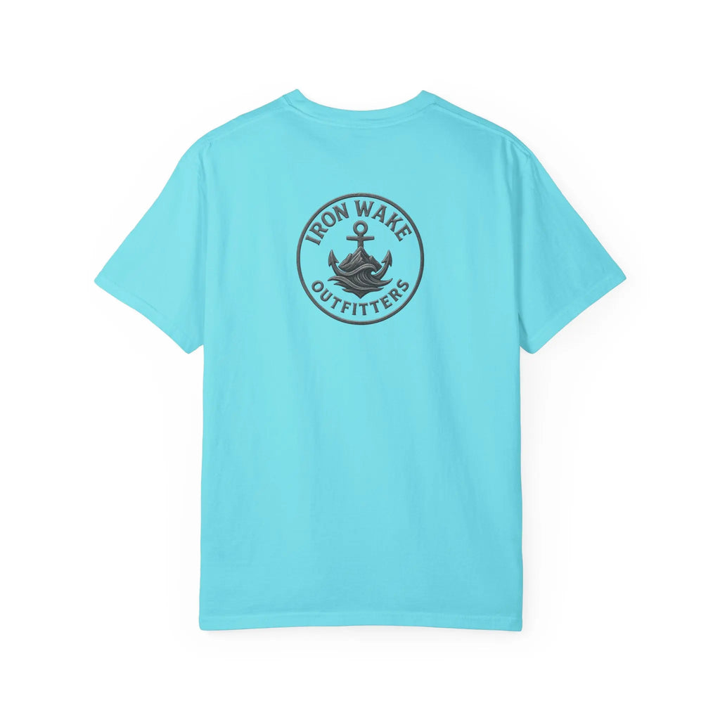 Anchor Logo T-Shirt — Iron Wake Outfitters Chest & Back Graphic Printify