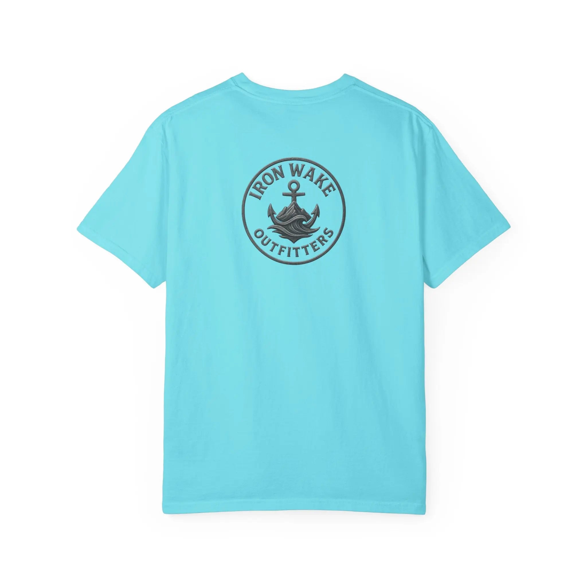 Anchor Logo T-Shirt — Iron Wake Outfitters Chest & Back Graphic Printify
