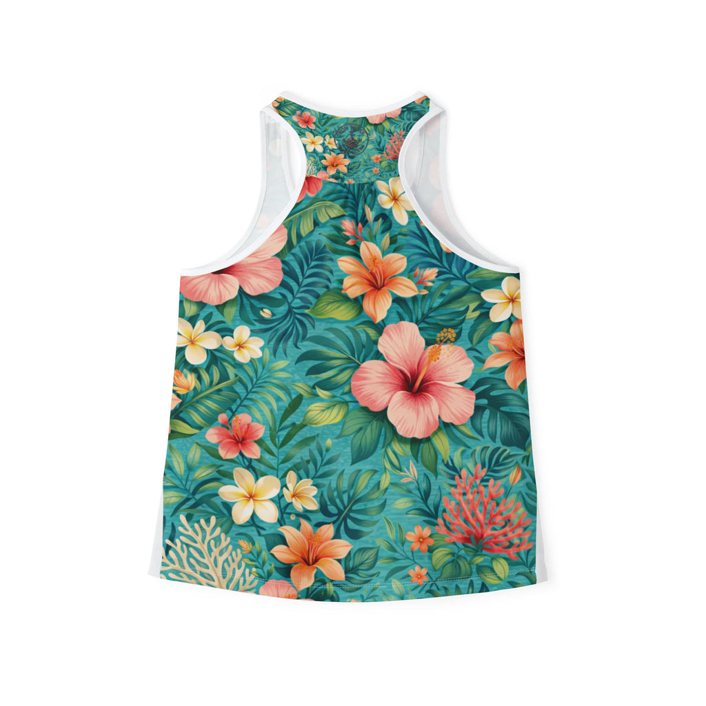 Tropical Floral Tank Top – Hibiscus All-Over Print