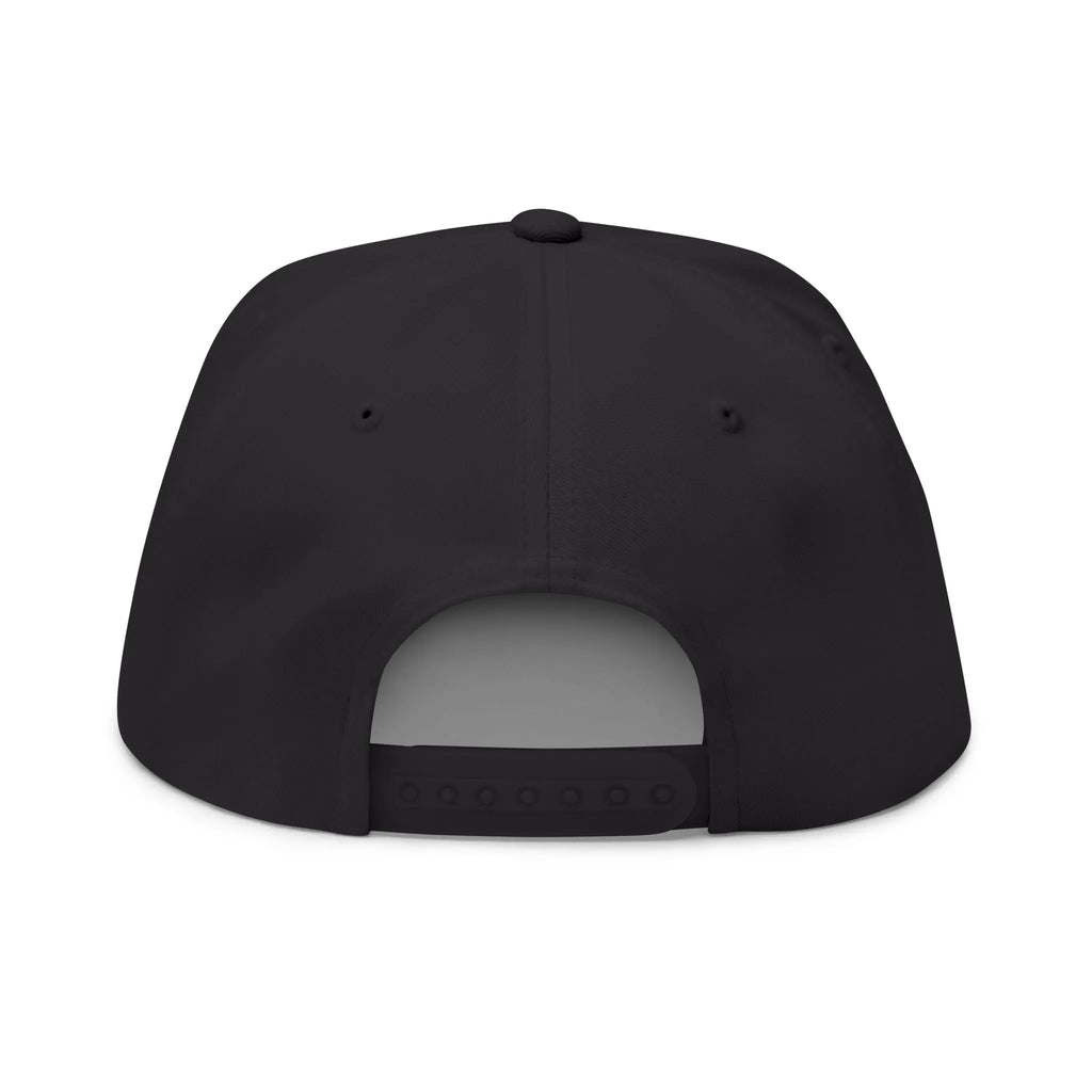 Embroidered Anchor Logo Flat Bill Cap — Iron Wave Outfitters Snapback Printify