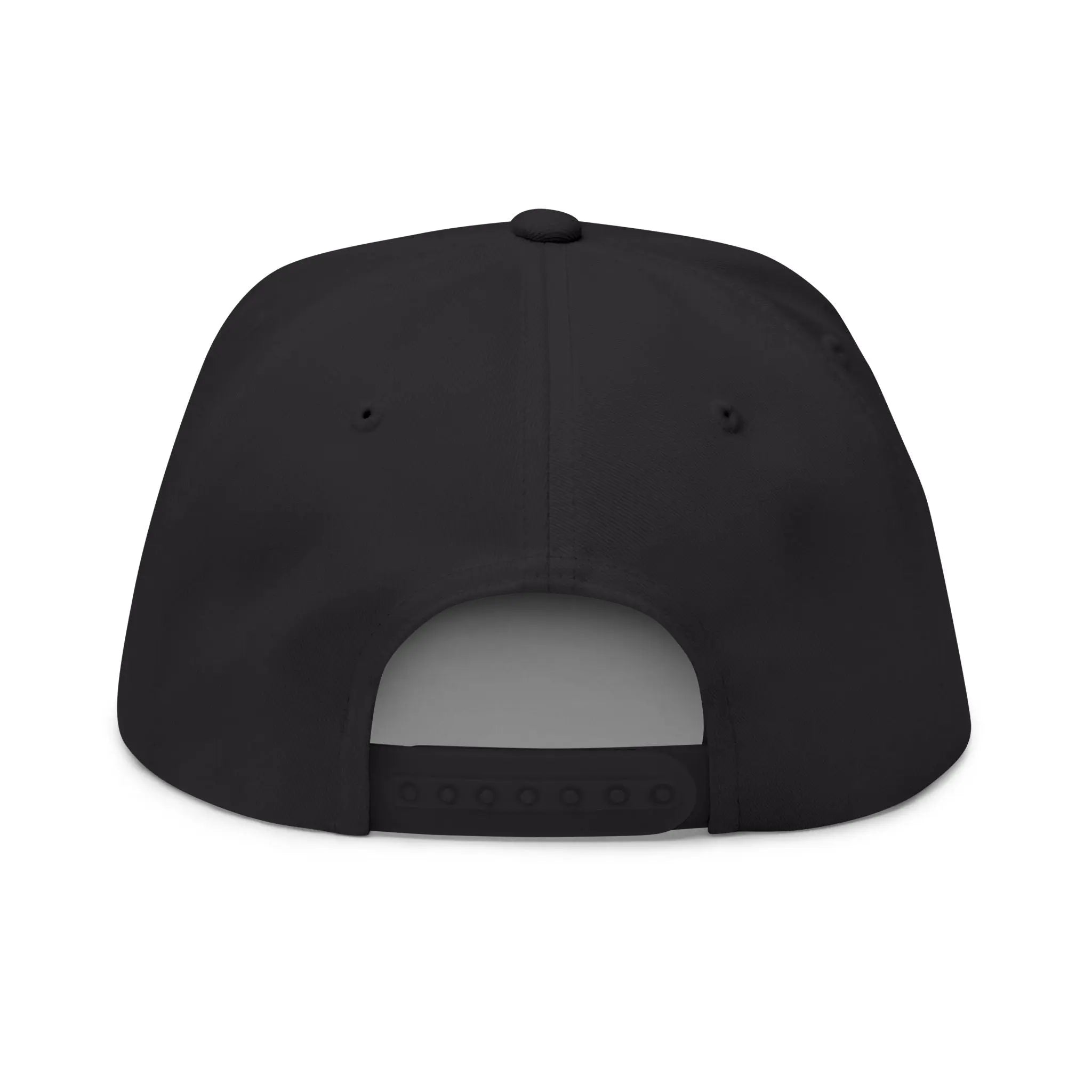 Embroidered Anchor Logo Flat Bill Cap — Iron Wave Outfitters Snapback Printify