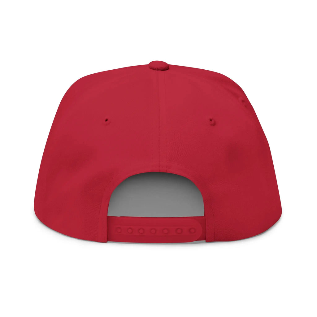 Embroidered Anchor Logo Flat Bill Cap — Iron Wave Outfitters Snapback Printify