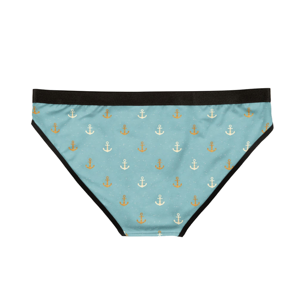 Anchor Print Bikini Briefs — Nautical Women's Underwear