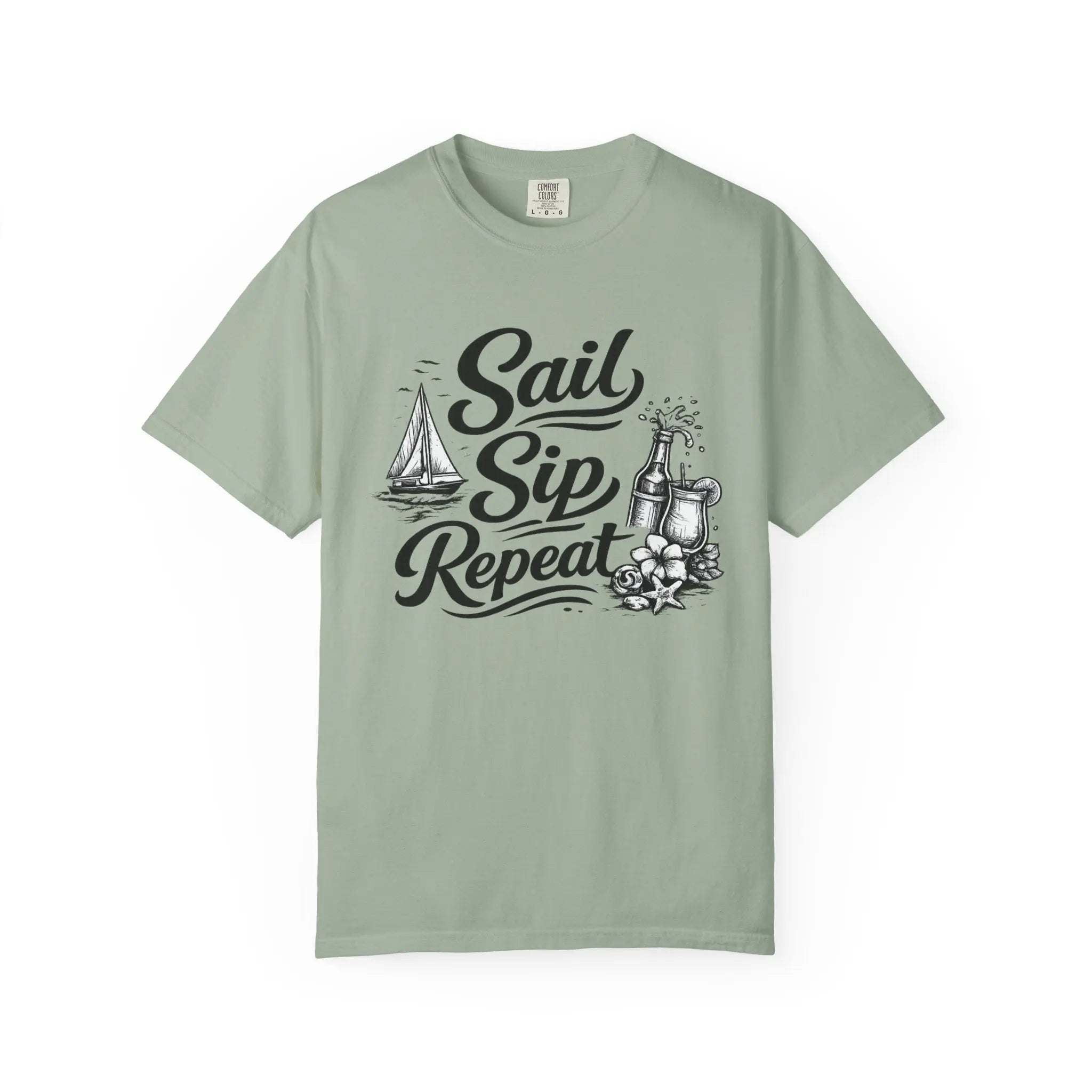 Sail Sip Repeat T-Shirt Printify