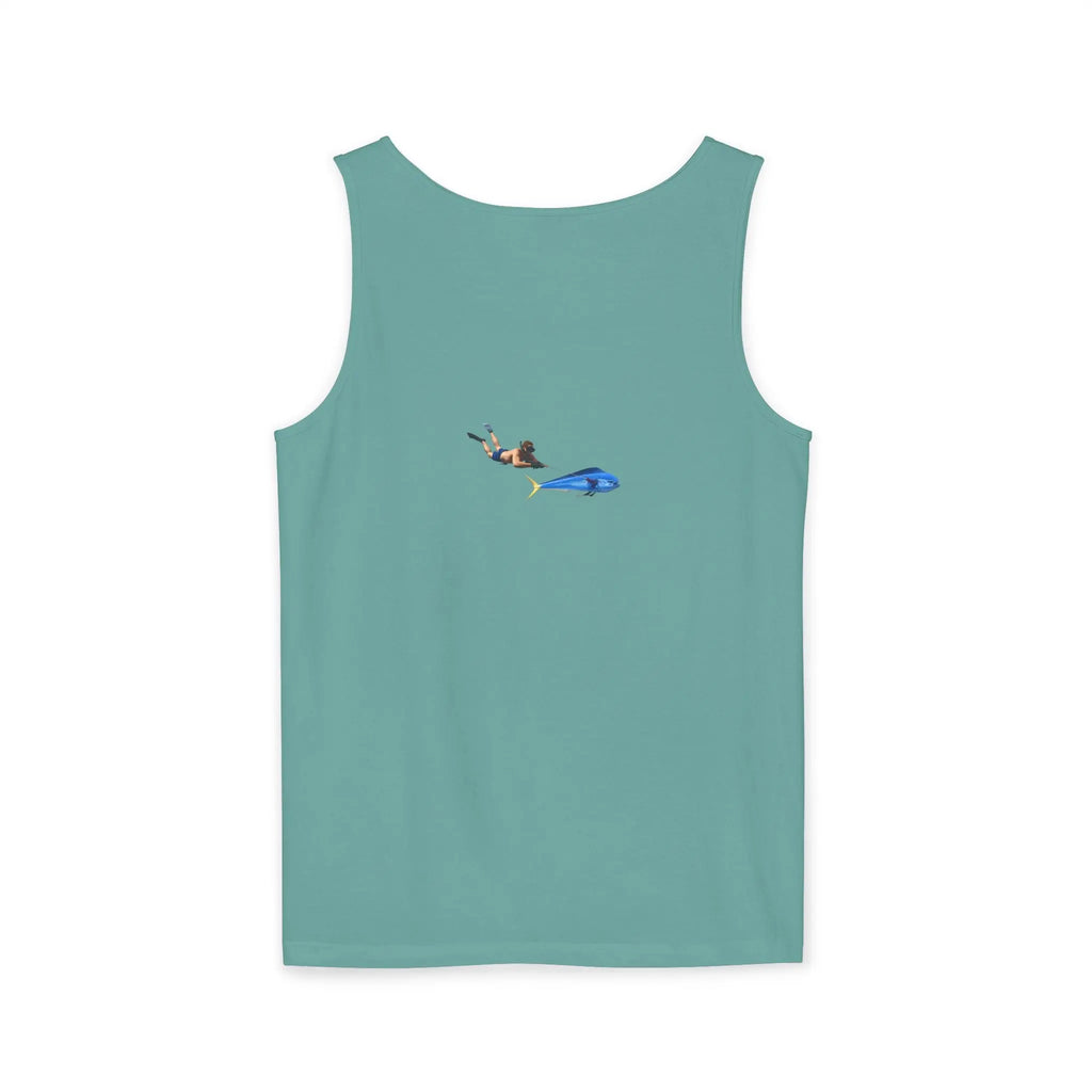 Iron Wake Outfitters Anchor & Surfer Tank Top Printify