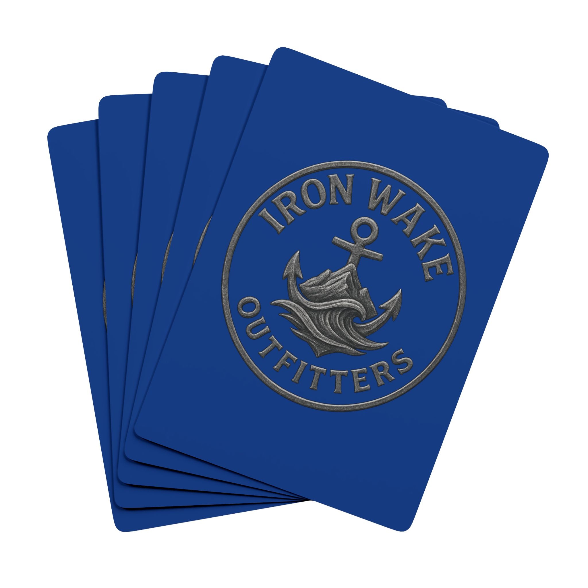 Poker Playing Cards - Iron Wake Outfitters Nautical Deck (Ace Spade Design)