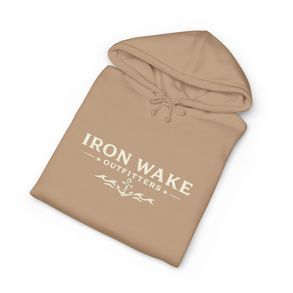 Iron Wake Anchor Hoodie — Nautical Vintage Pullover