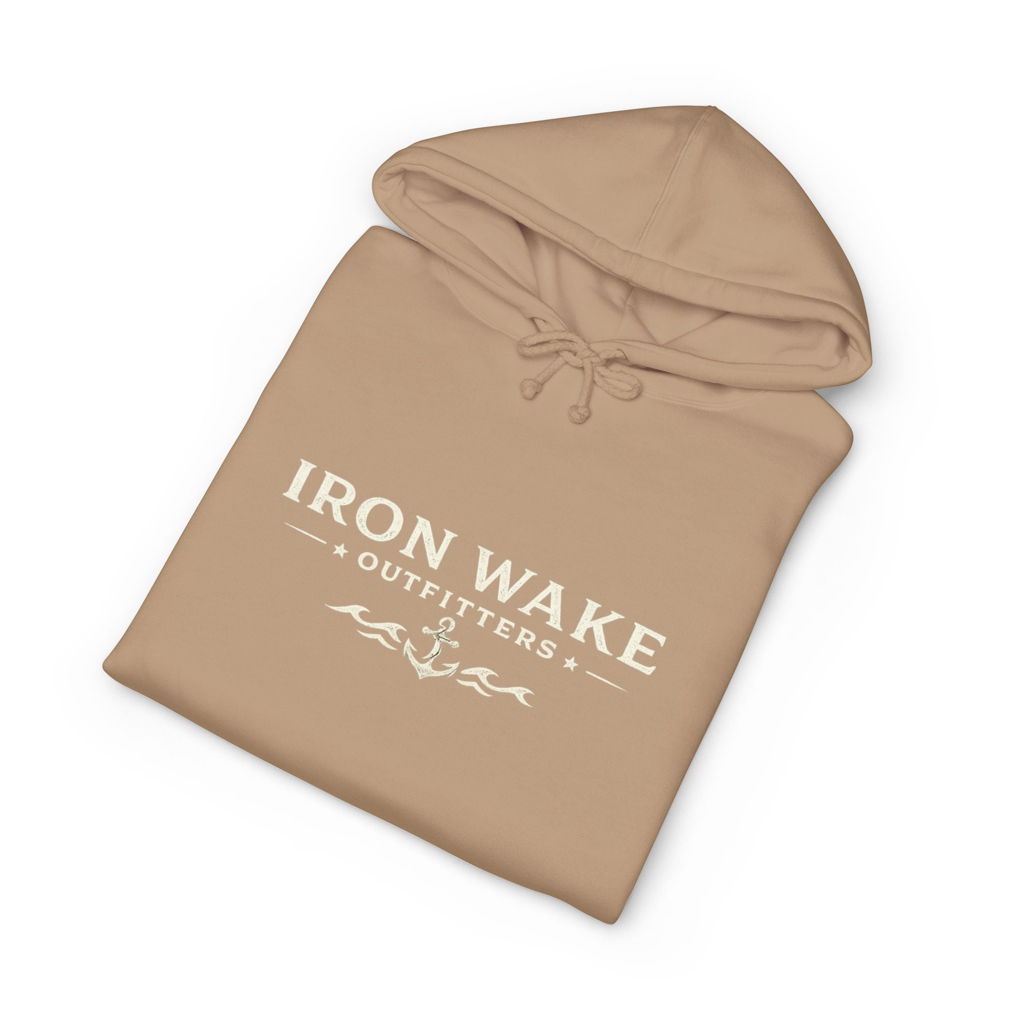 Iron Wake Anchor Hoodie — Nautical Vintage Pullover
