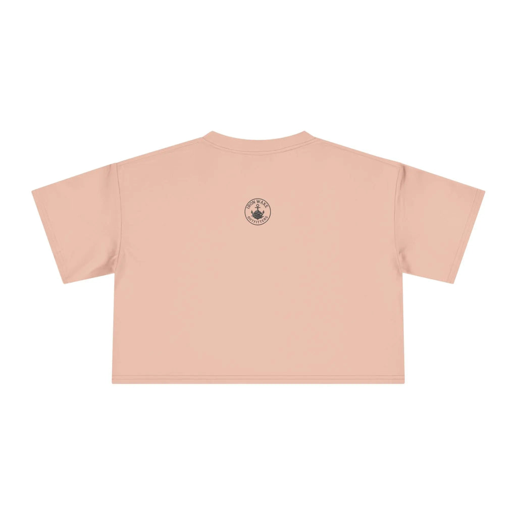 Crop Tee — "Sun, Salt, and Sea Spray" Beach Graphic Printify