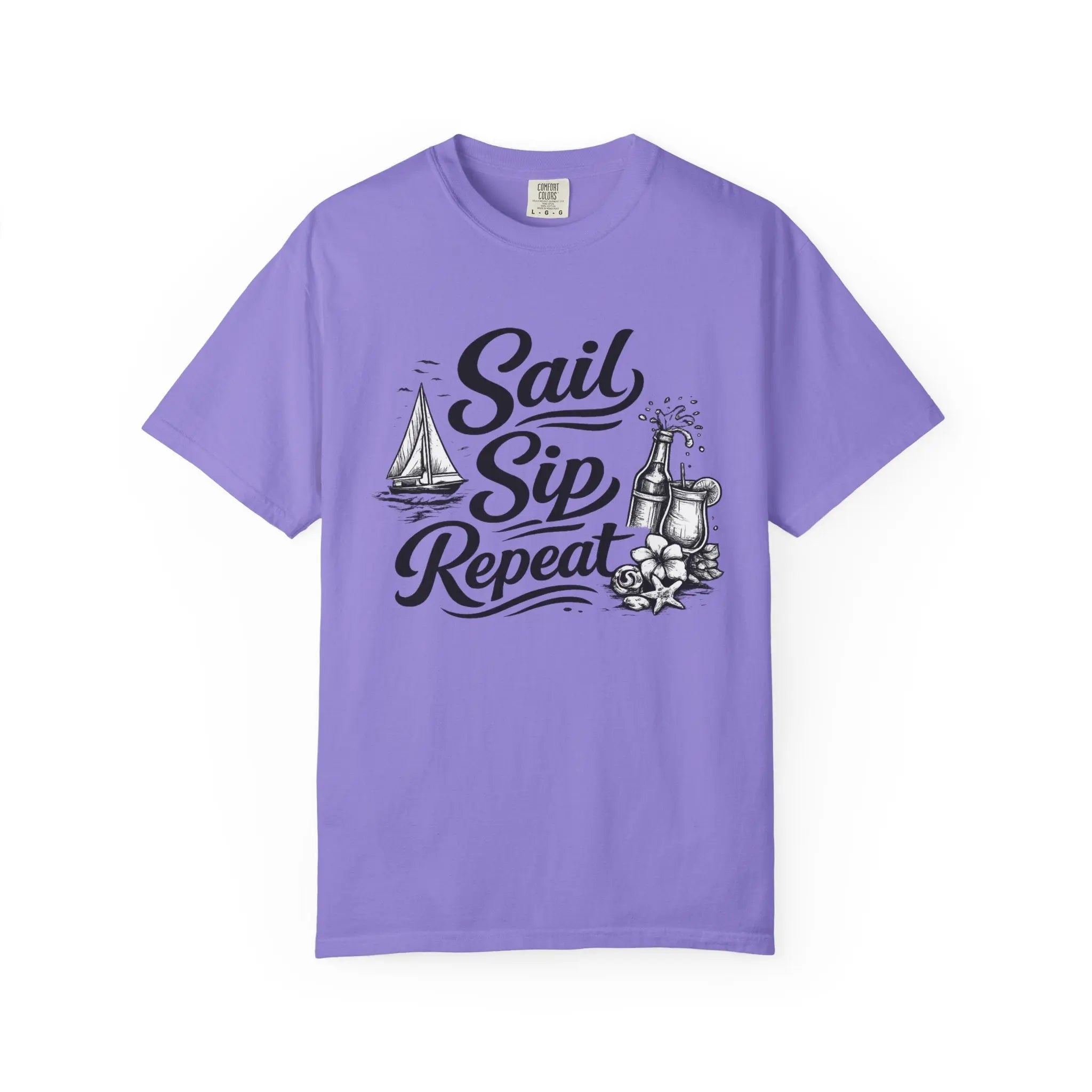 Sail Sip Repeat T-Shirt Printify