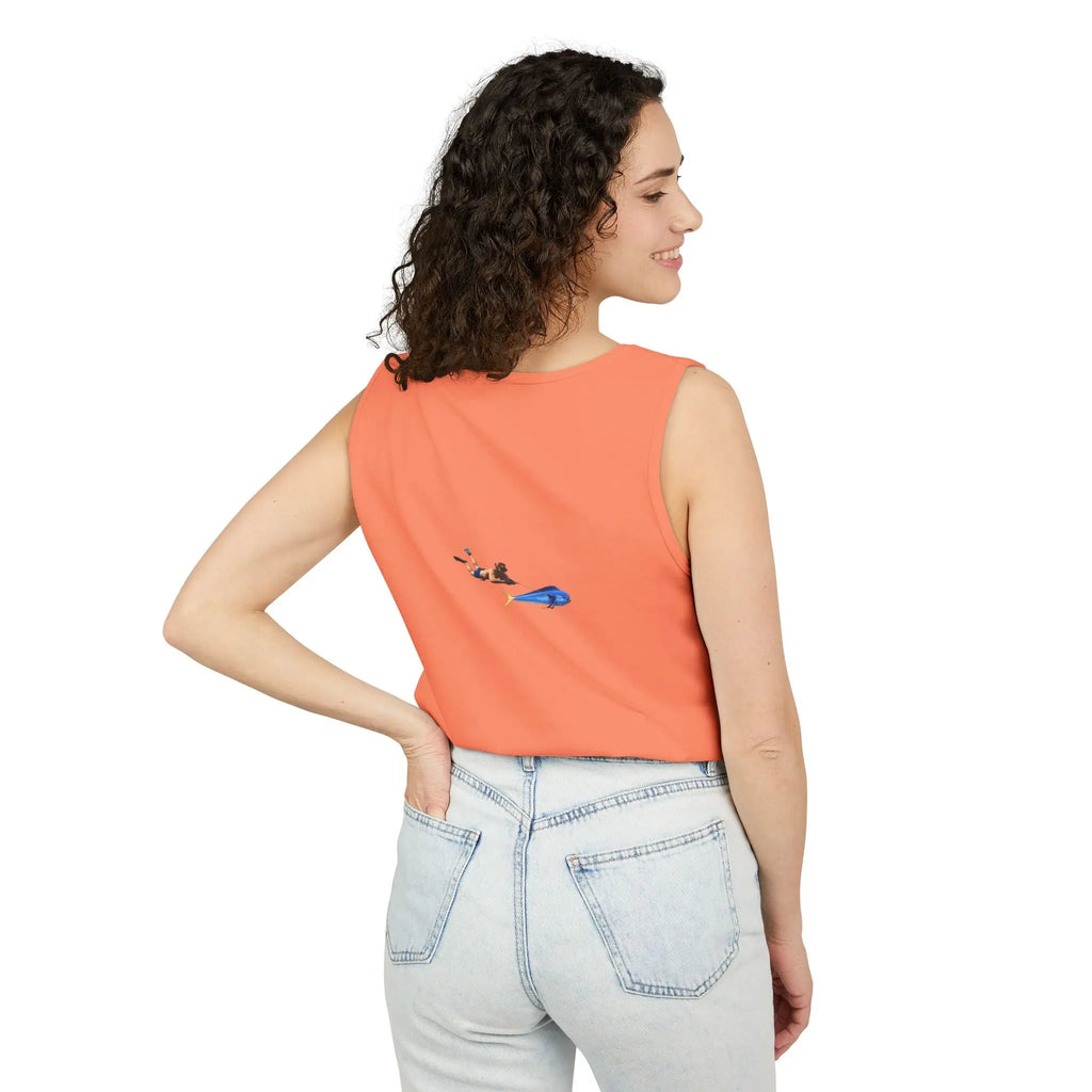 Iron Wake Outfitters Anchor & Surfer Tank Top Printify
