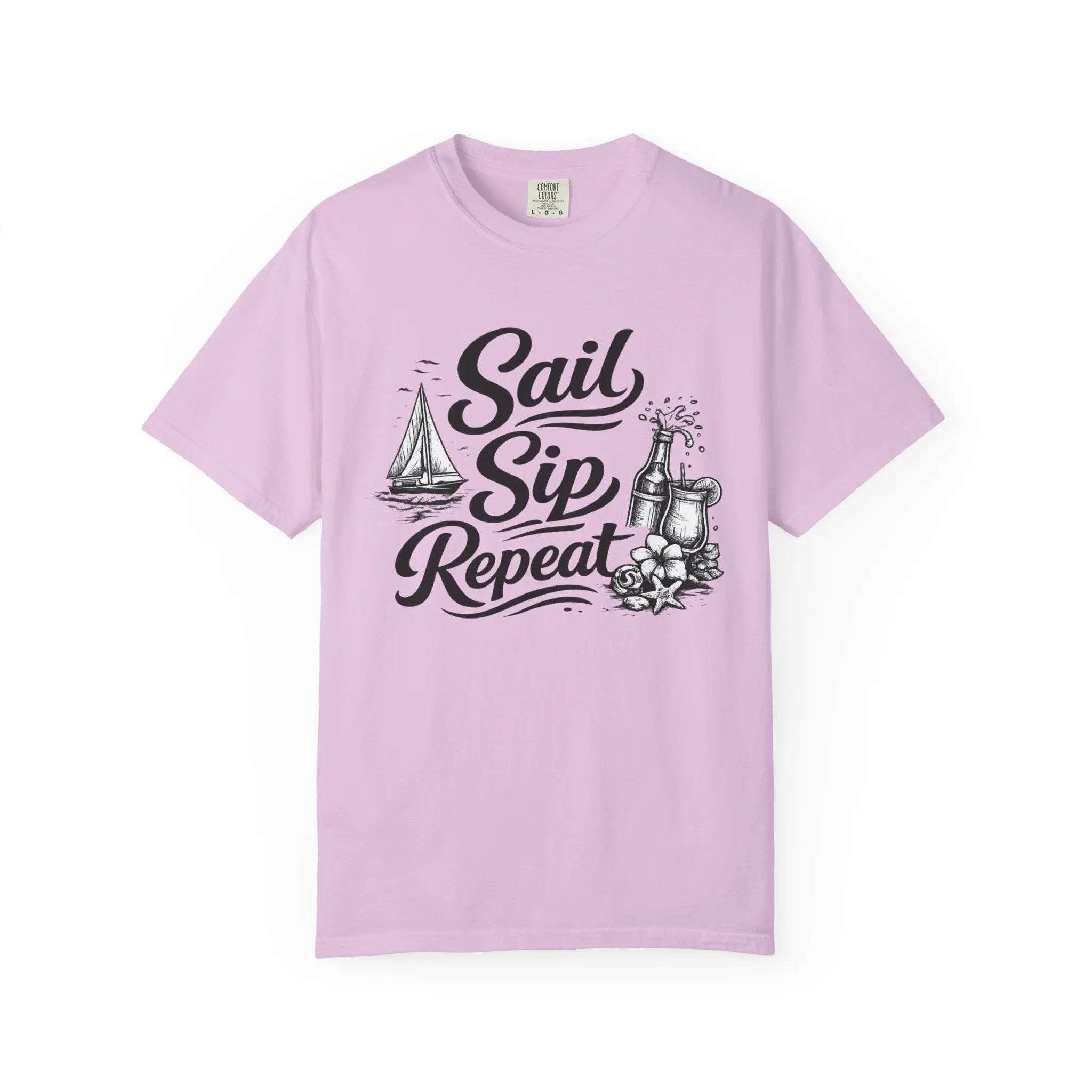 Sail Sip Repeat T-Shirt Printify