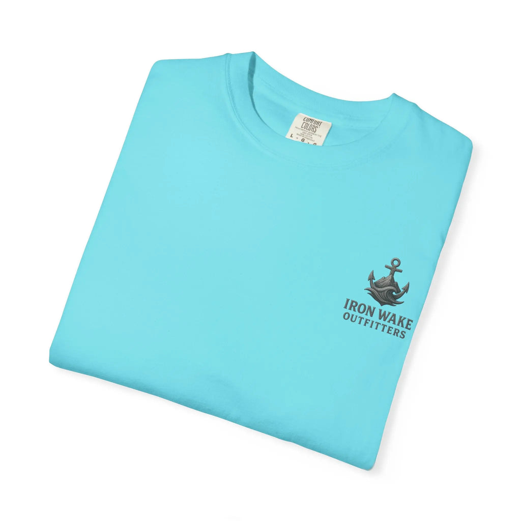 Anchor Logo T-Shirt — Iron Wake Outfitters Chest & Back Graphic Printify