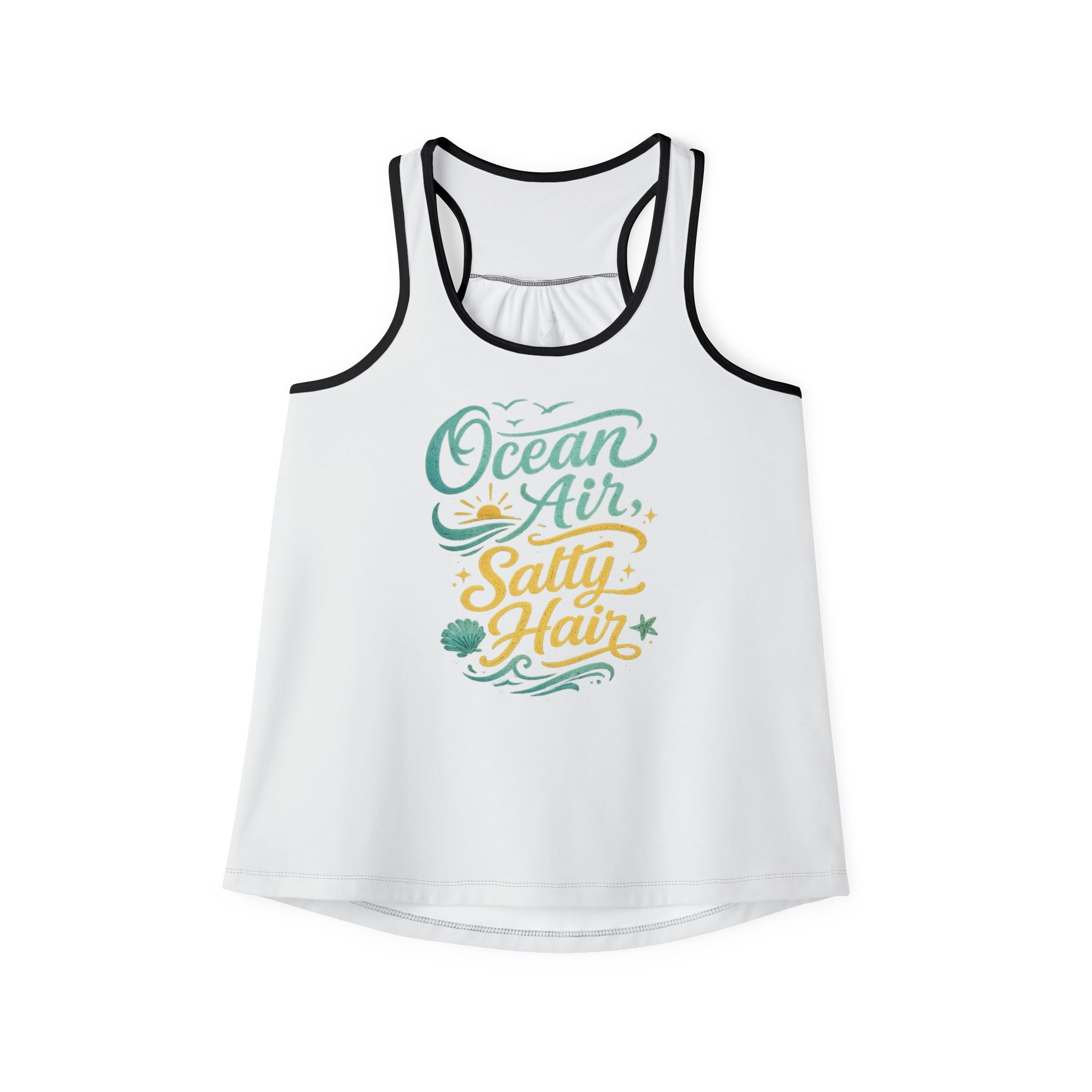 Ocean Air, Salty Hair Women's Tank Top - Beachy Summer Graphic