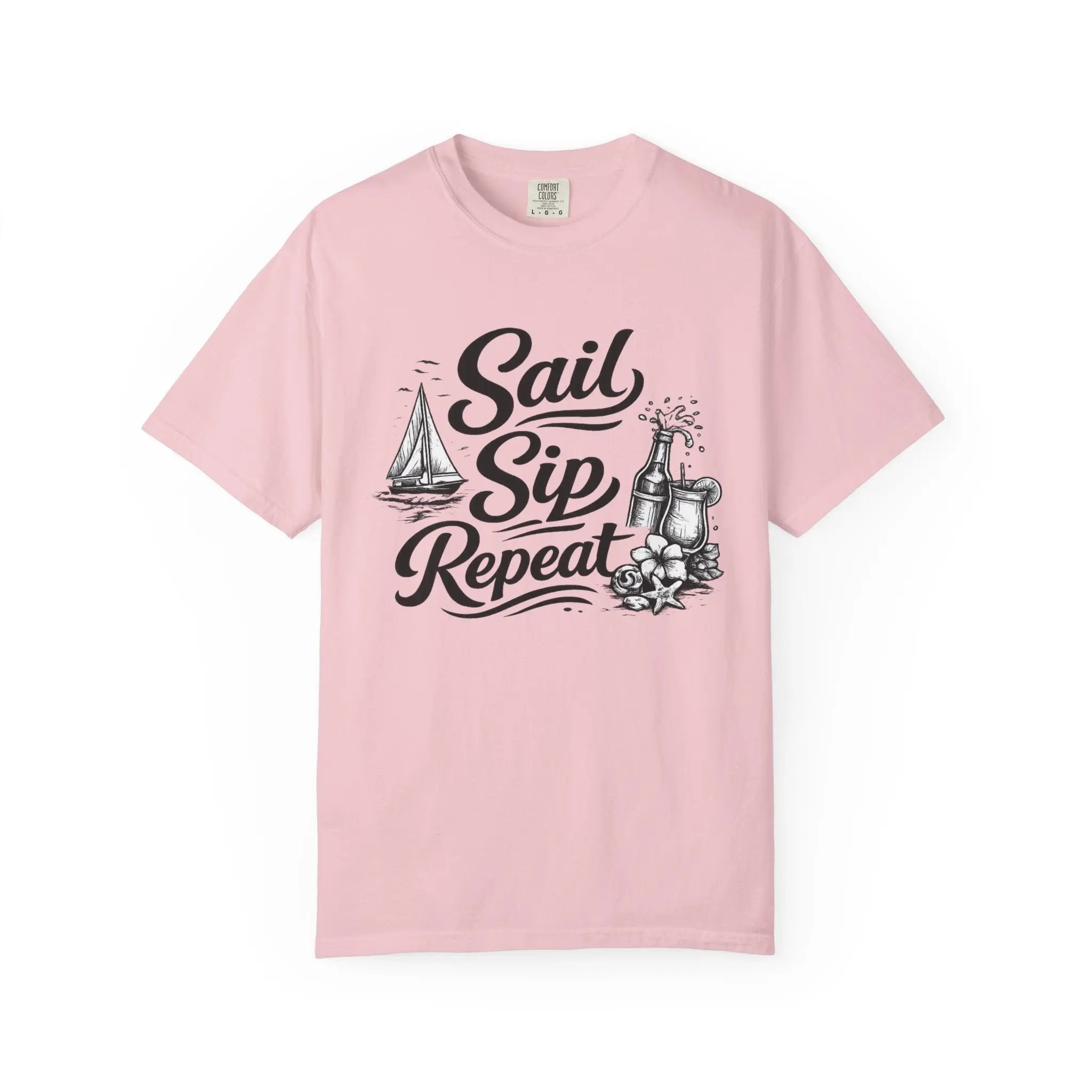 Sail Sip Repeat T-Shirt Printify