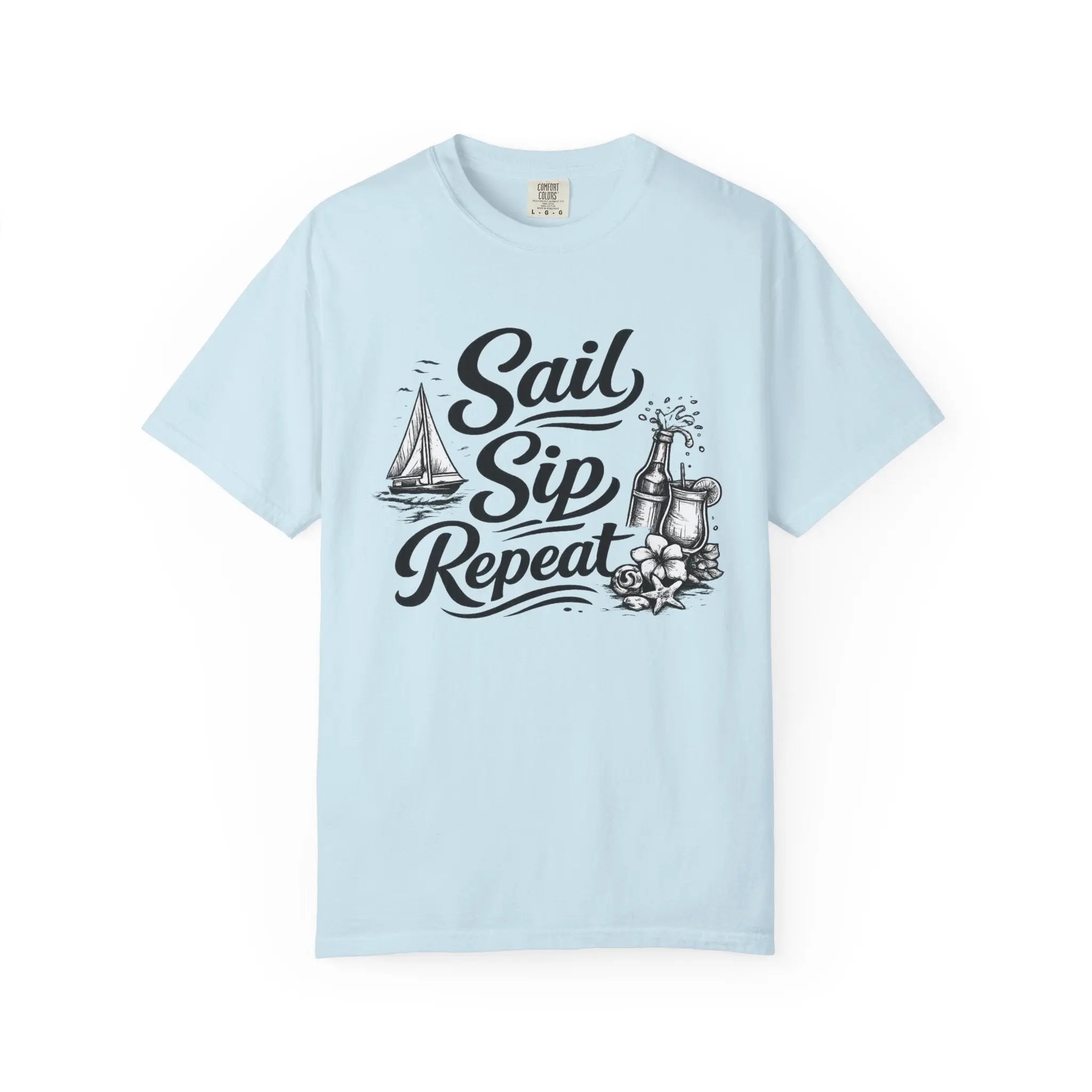 Sail Sip Repeat T-Shirt Printify