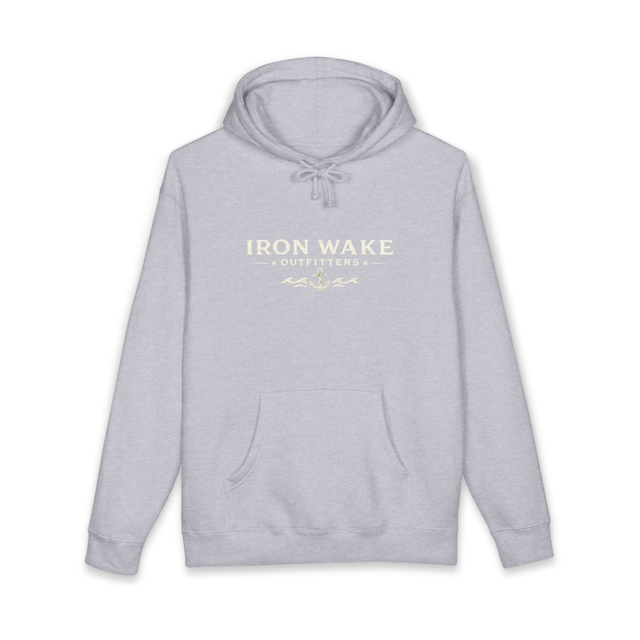 Iron Wake Anchor Hoodie — Nautical Vintage Pullover