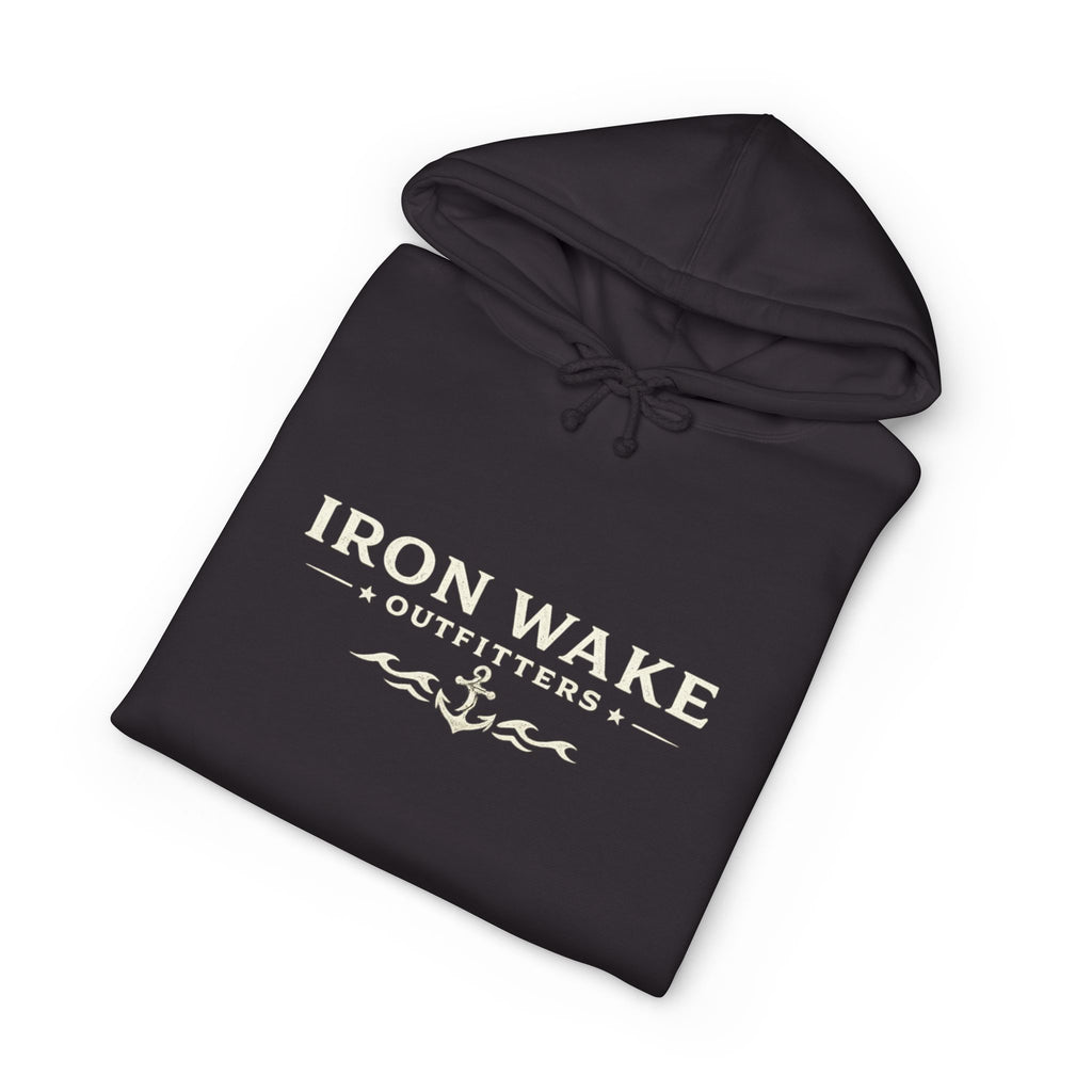 Iron Wake Anchor Hoodie — Nautical Vintage Pullover
