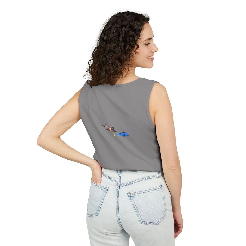 Iron Wake Outfitters Anchor & Surfer Tank Top Printify