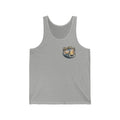 Beach Sunset Tank Top — "Good Vibes" Coastal Graphic Jersey Tank Printify