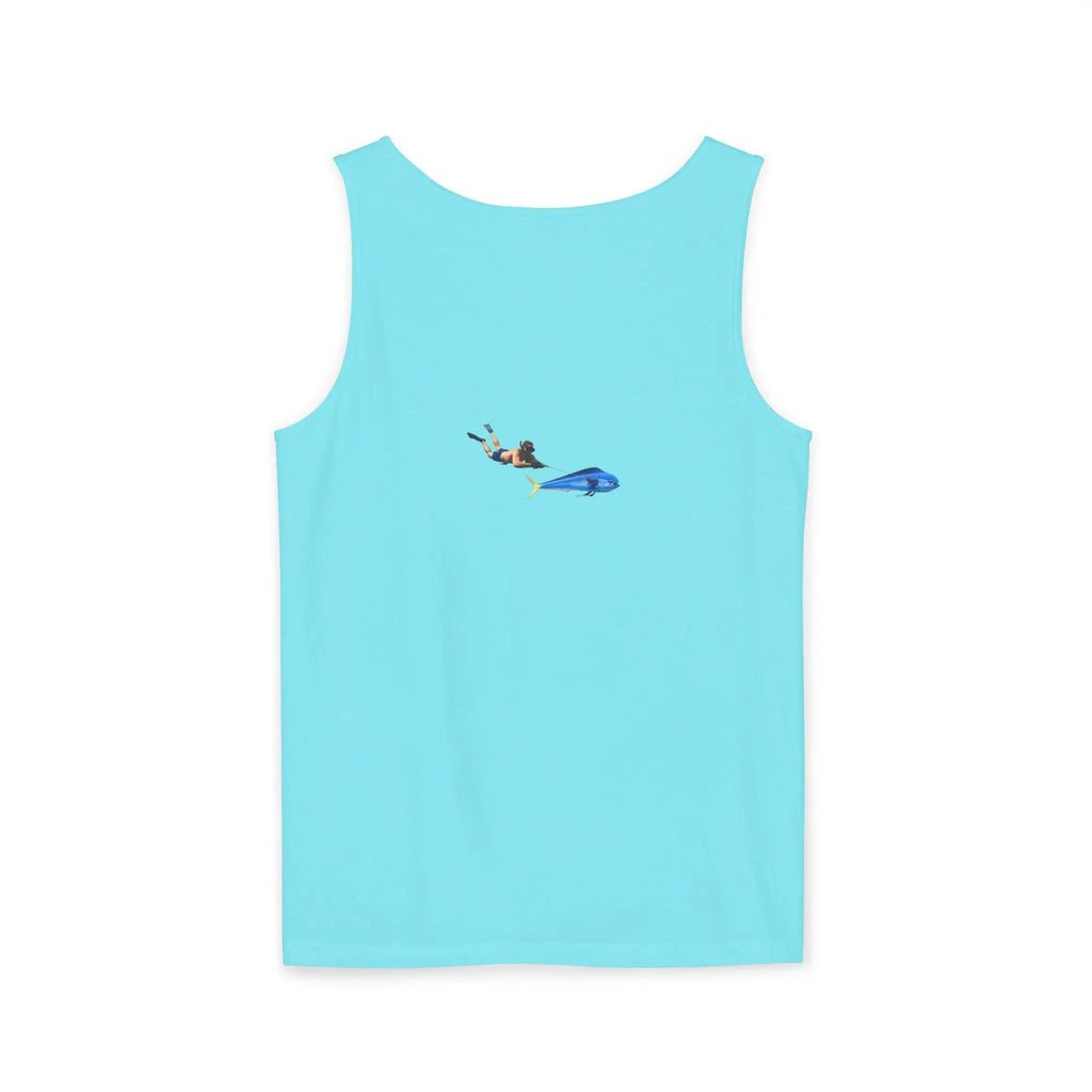 Iron Wake Outfitters Anchor & Surfer Tank Top Printify