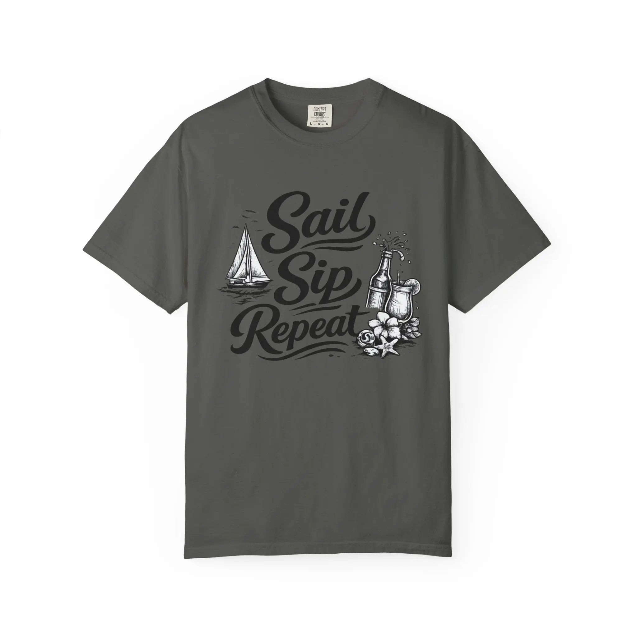 Sail Sip Repeat T-Shirt Printify