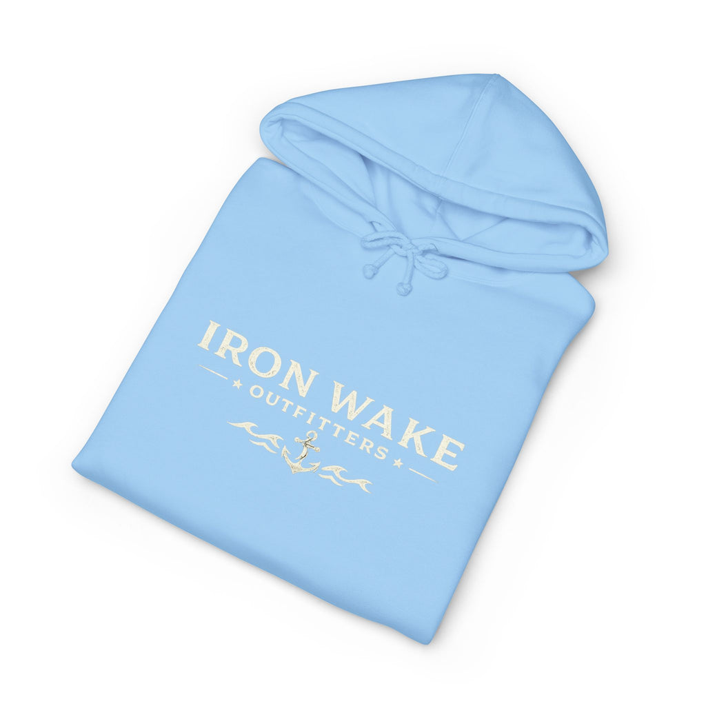 Iron Wake Anchor Hoodie — Nautical Vintage Pullover