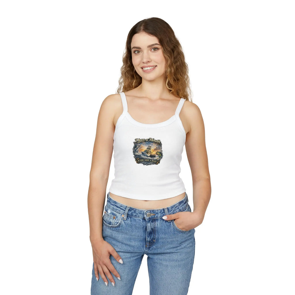 Tank Top — Mama Needs a Minute Vintage Beach Graphic Printify