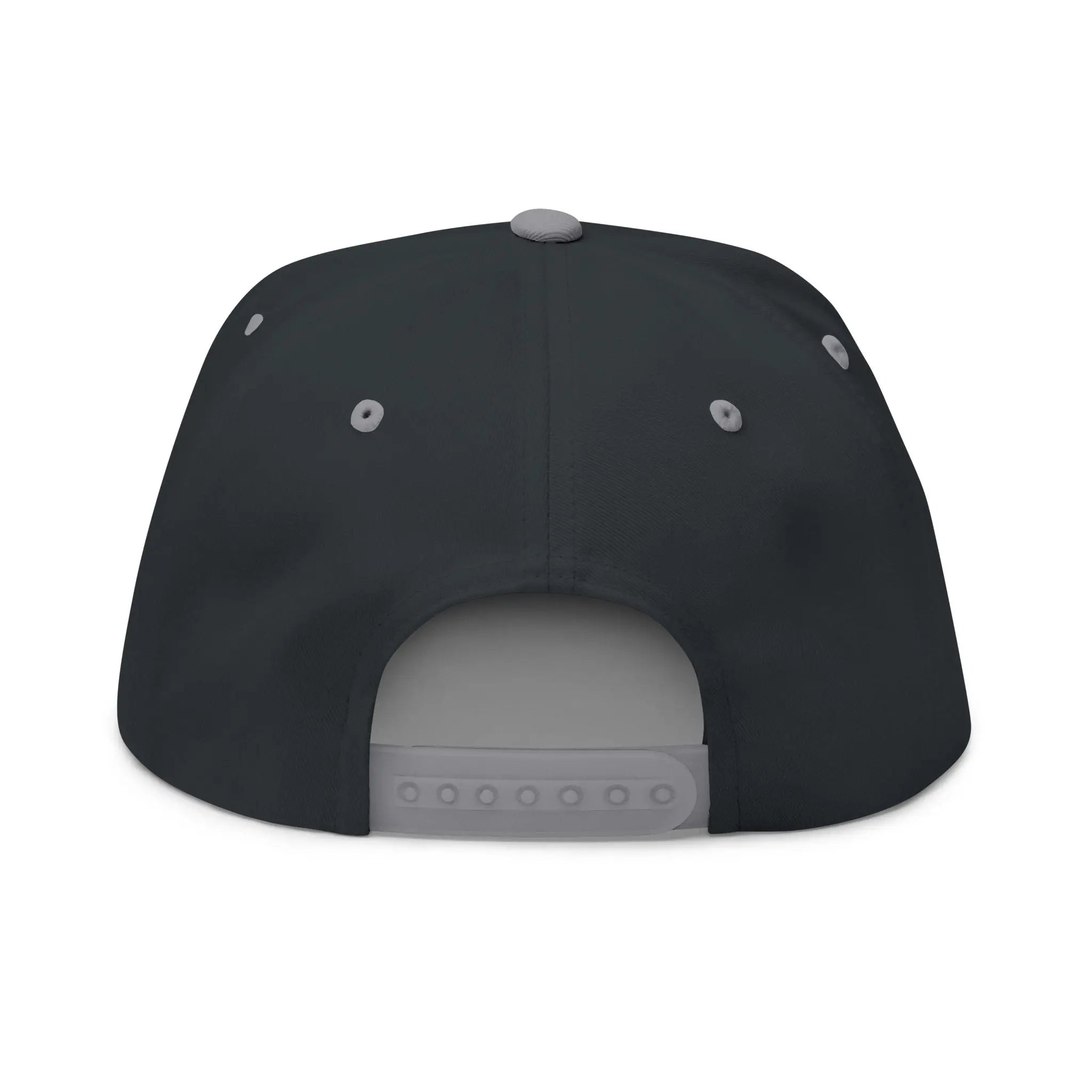 Embroidered Anchor Logo Flat Bill Cap — Iron Wave Outfitters Snapback Printify