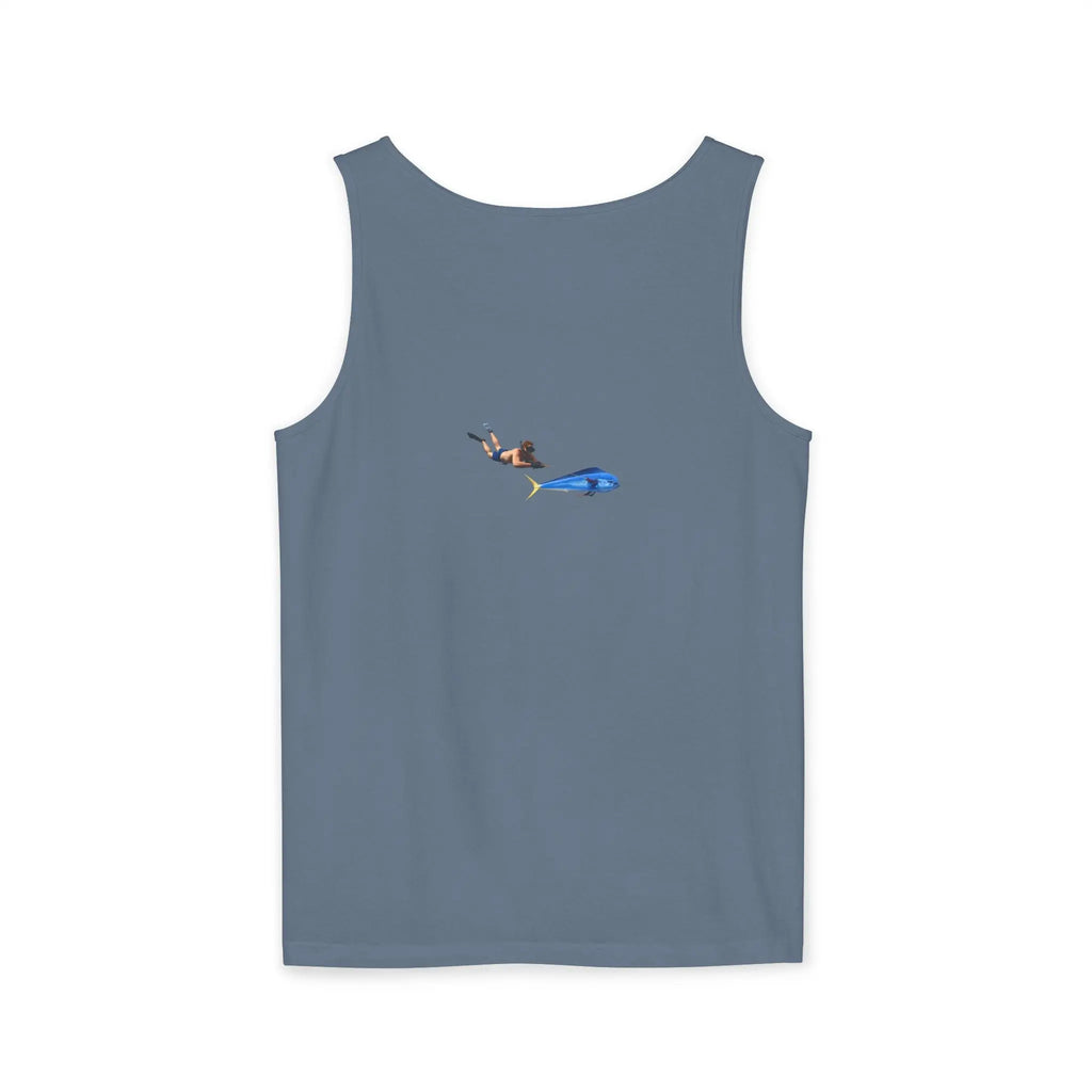 Iron Wake Outfitters Anchor & Surfer Tank Top Printify