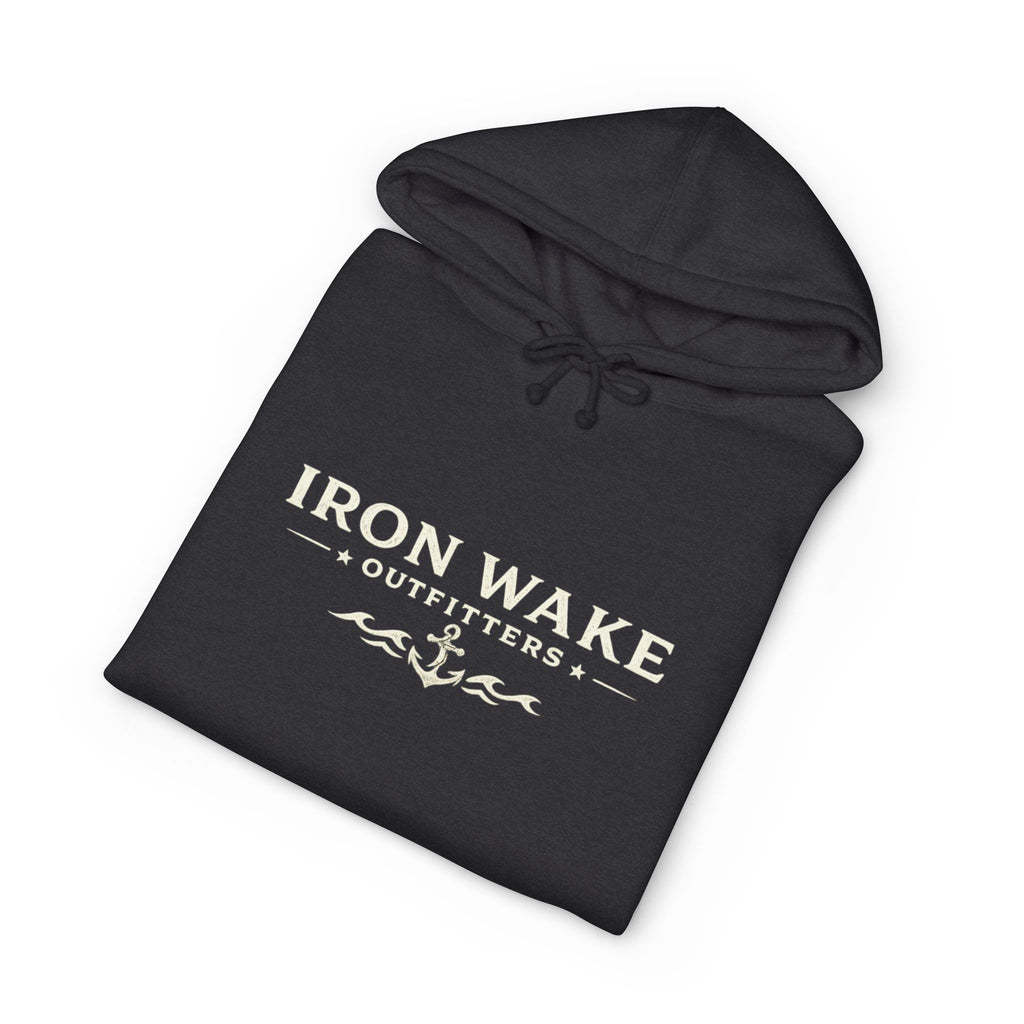 Iron Wake Anchor Hoodie — Nautical Vintage Pullover