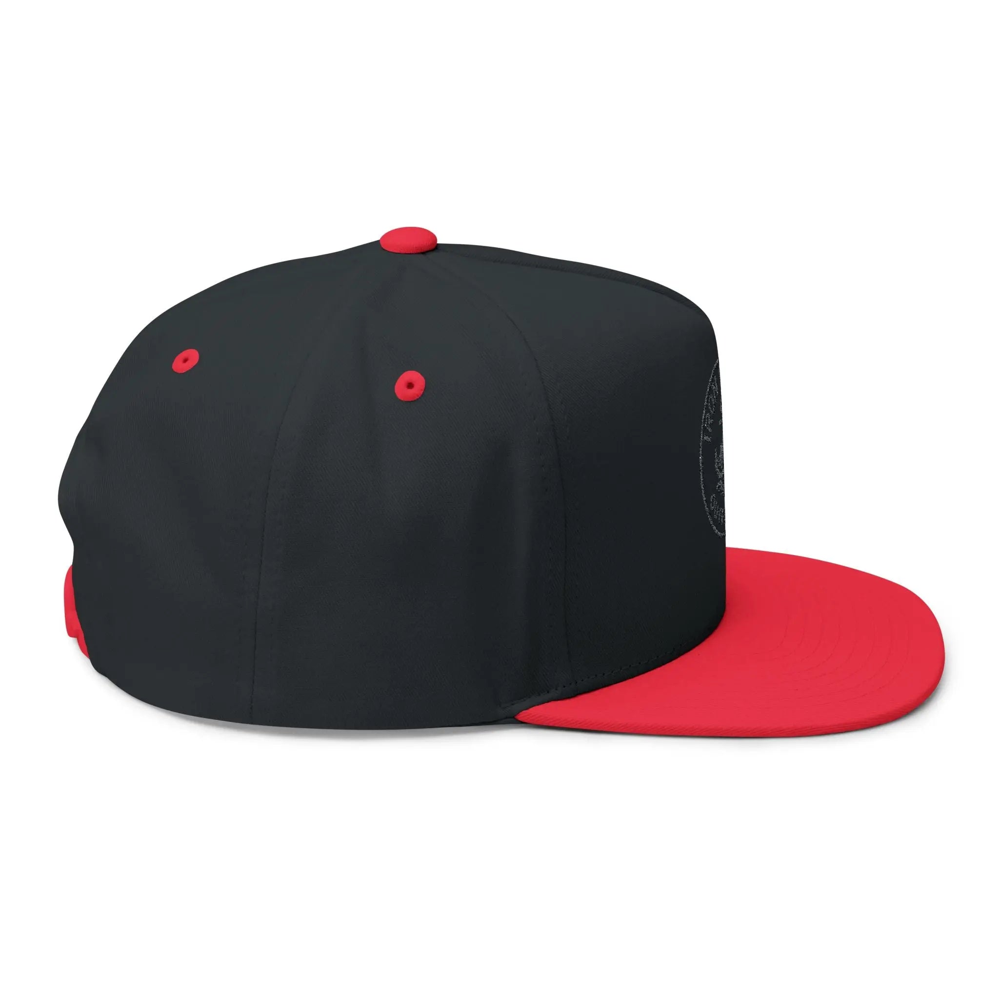 Embroidered Anchor Logo Flat Bill Cap — Iron Wave Outfitters Snapback Printify
