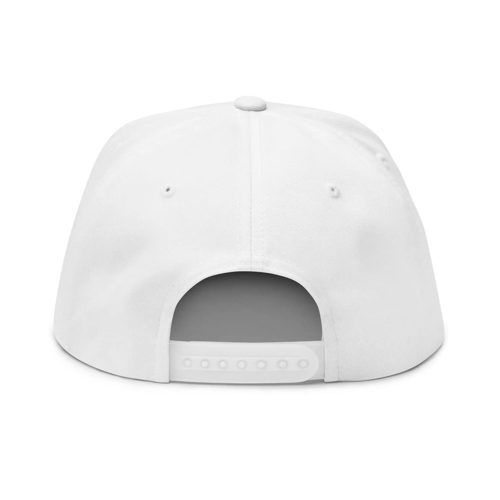 Embroidered Anchor Logo Flat Bill Cap — Iron Wave Outfitters Snapback Printify